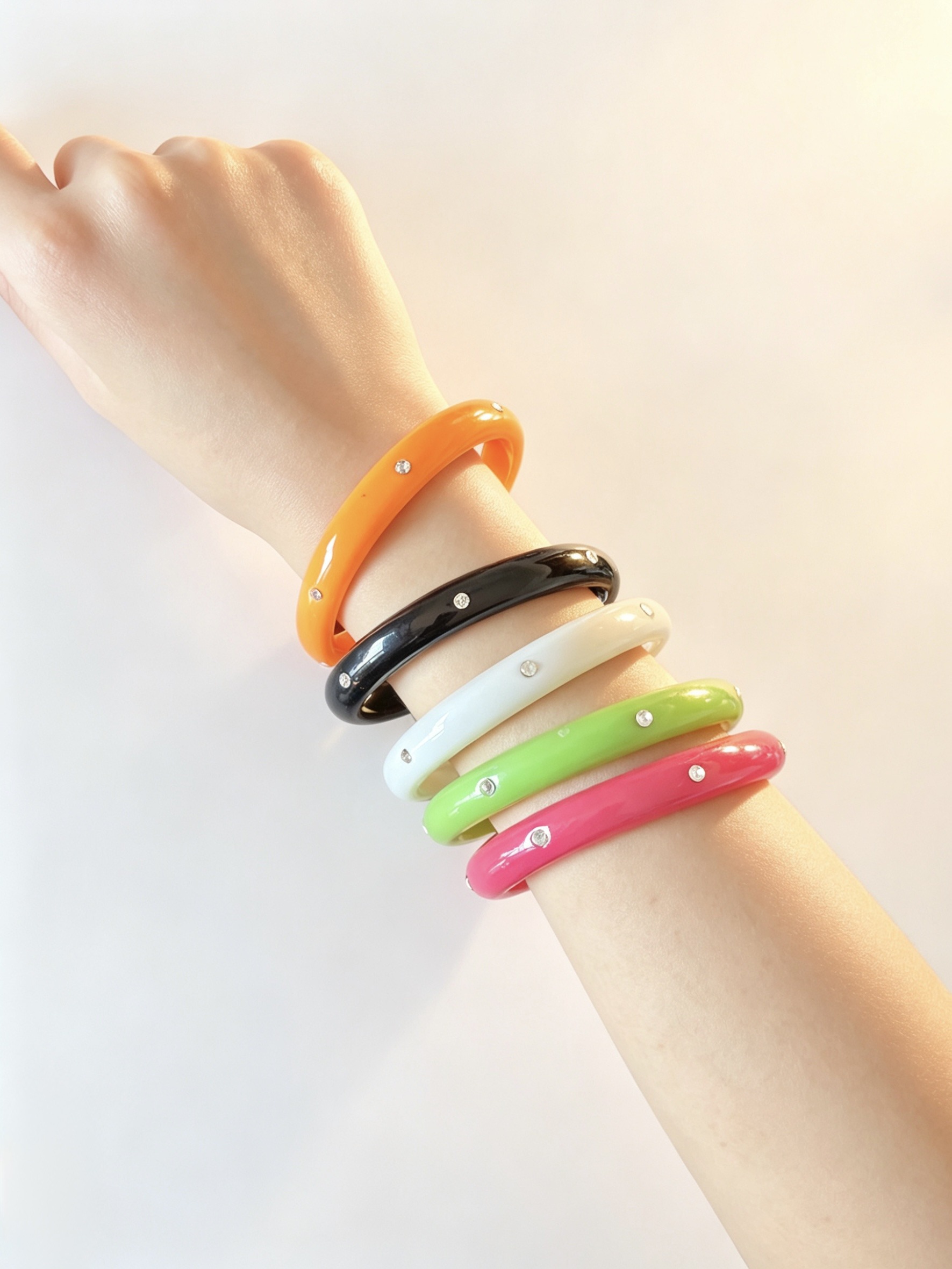 Grossiste HANA BIJOUX - Collection de bracelets rigides fins (bangles)