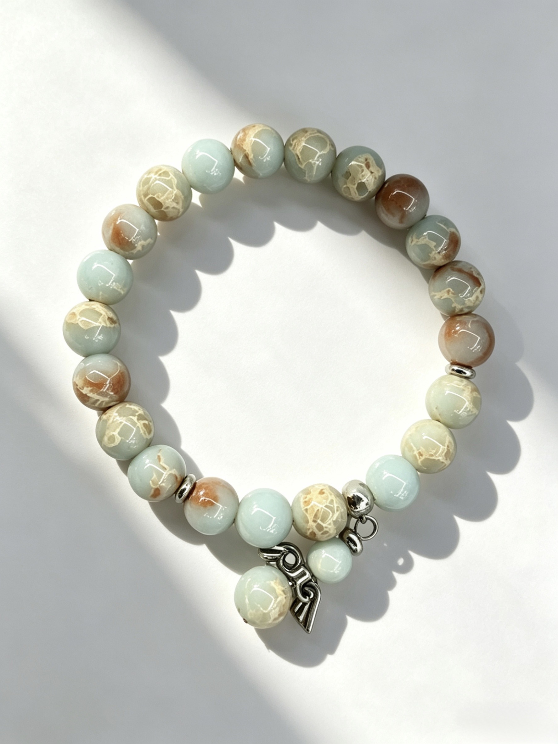 Wholesaler HANA BIJOUX - NATURAL STONE BRACELET: LARDERITE