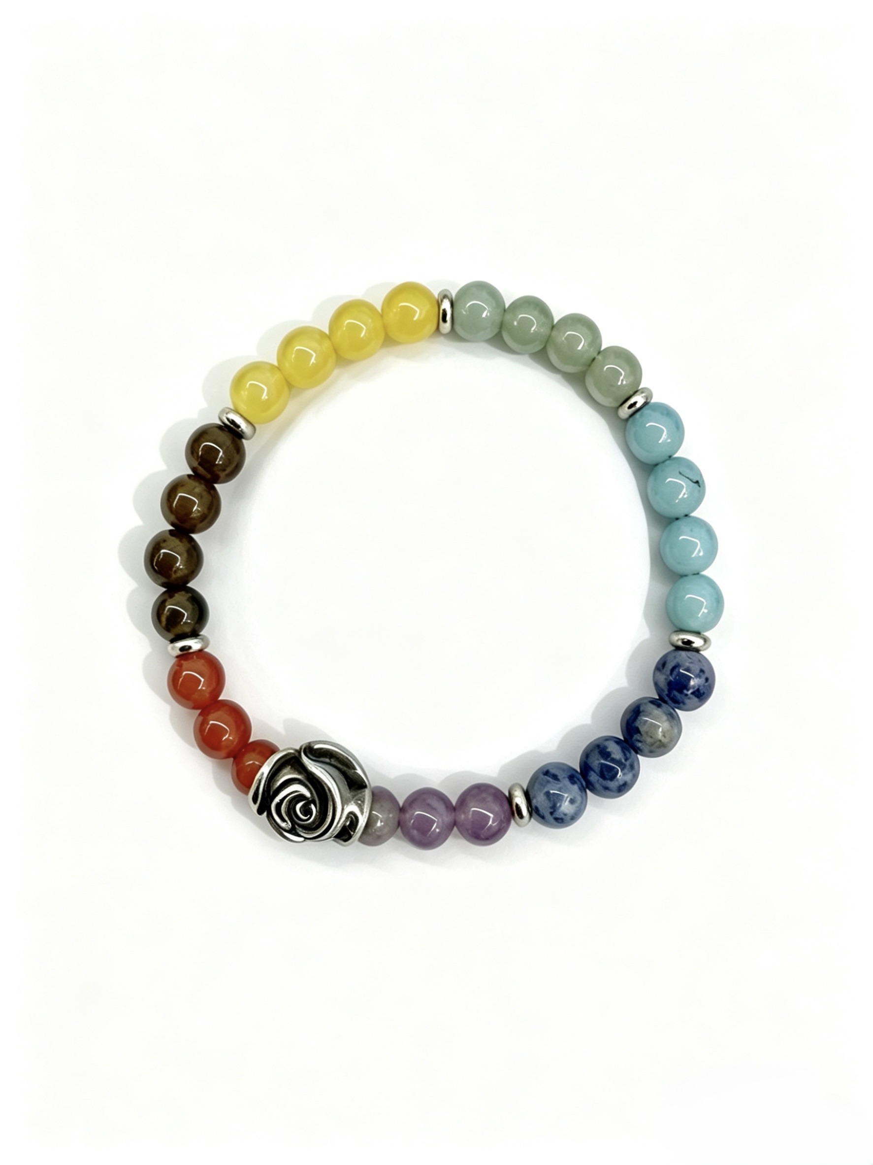 Wholesaler HANA BIJOUX - WOMEN'S NATURAL STONE BRACELET: CHAKRA BRACELET