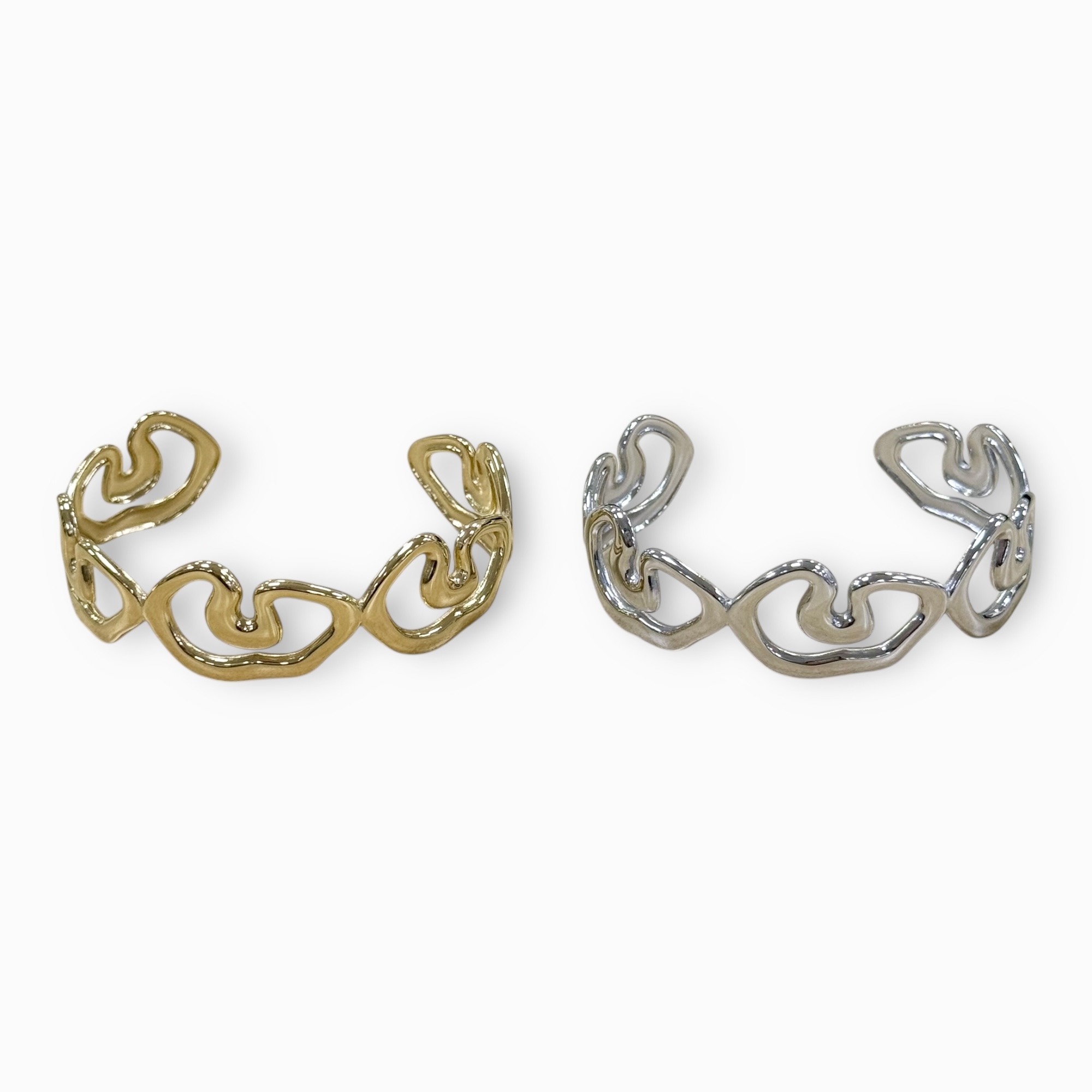 Wholesaler HANA BIJOUX - STEEL CUFF BRACELET
