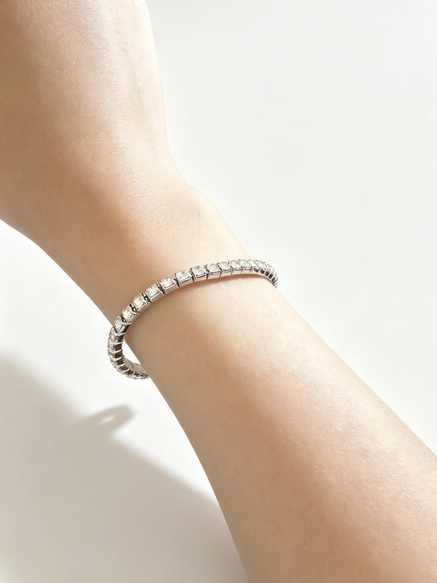 Wholesaler HANA BIJOUX - Flexible Tennis Bracelet without clasp