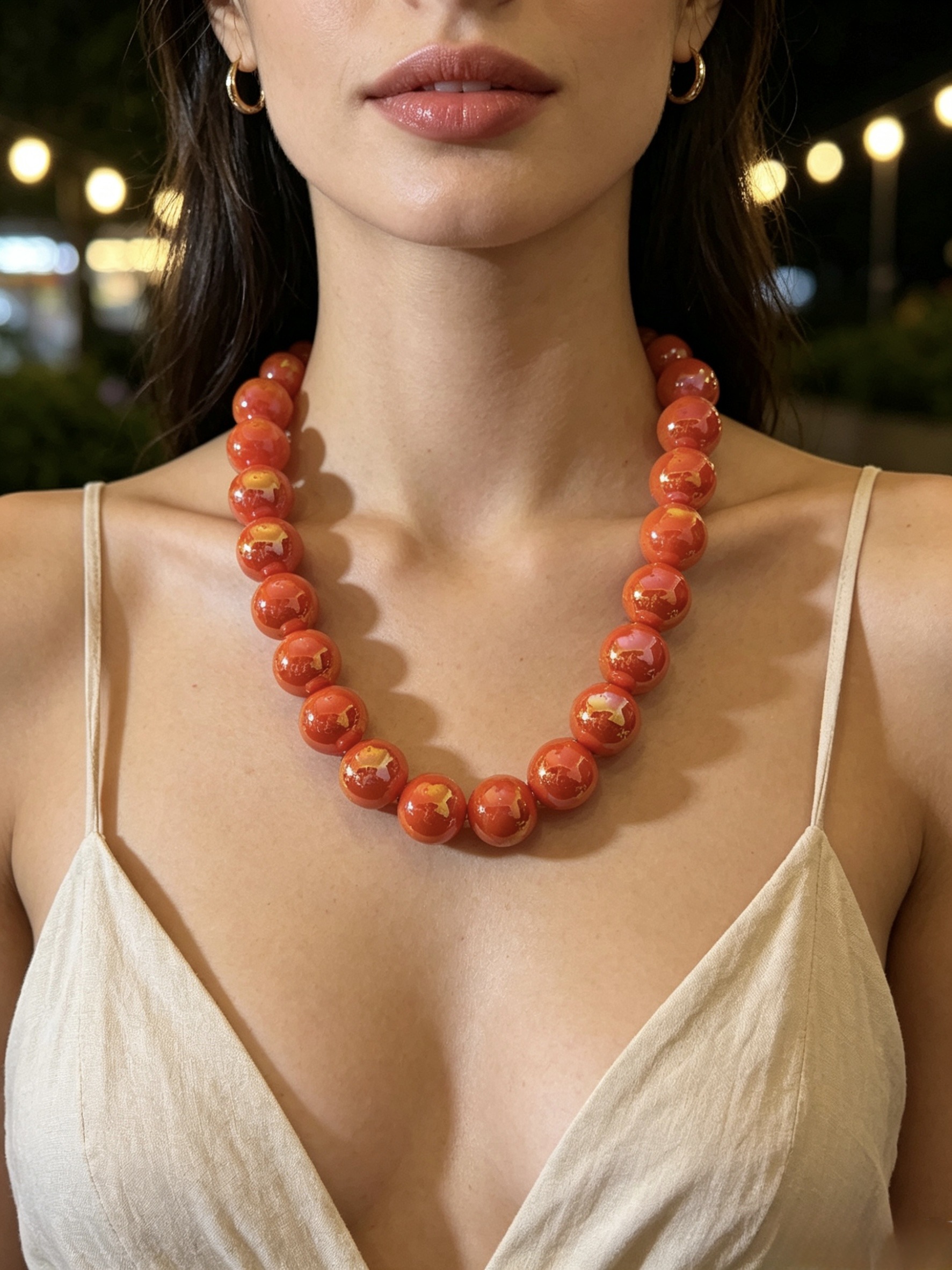 Wholesaler HANA BIJOUX - Choker necklace with beads