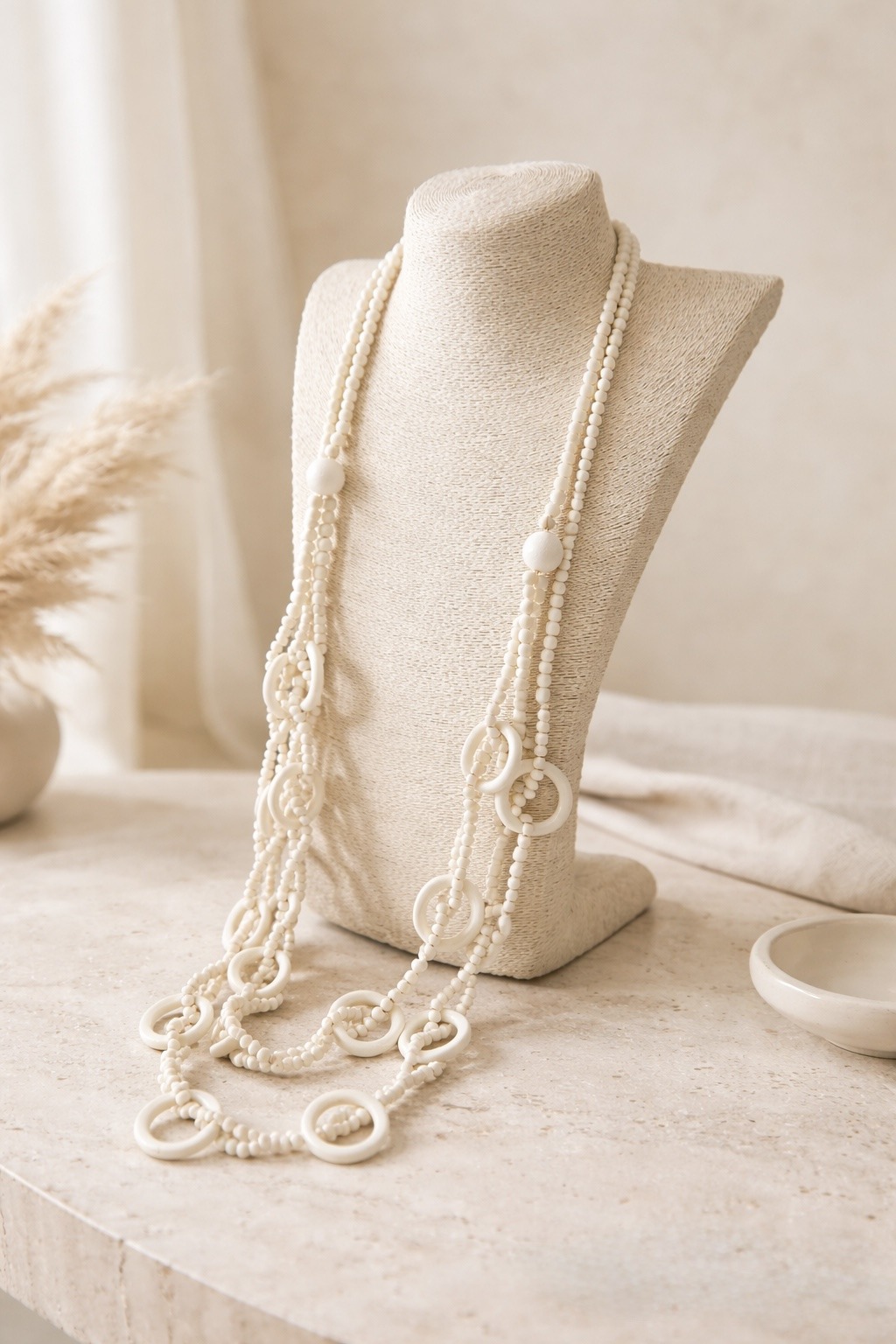 Wholesaler HANA BIJOUX - Long chain necklace with rings