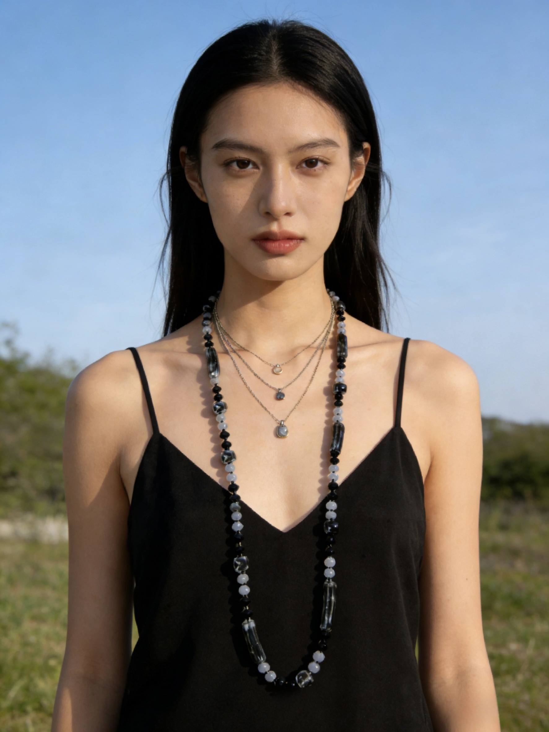 Wholesaler HANA BIJOUX - LONG NECKLACE STONES
