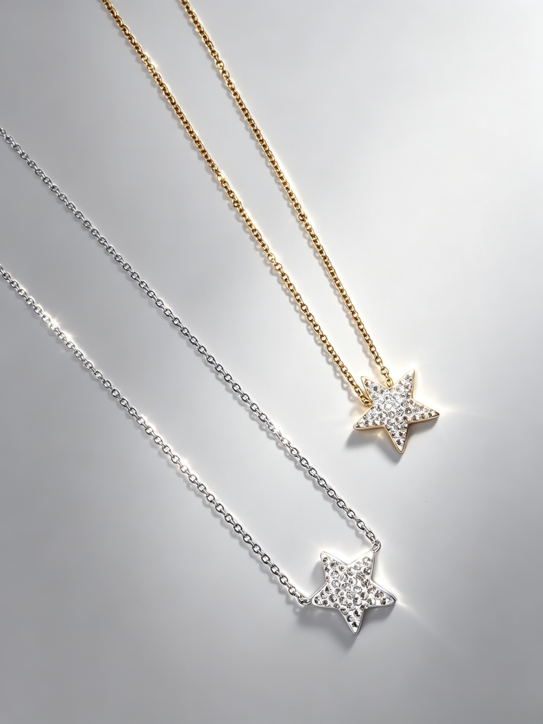 Mayorista HANA BIJOUX - Collar con colgante en forma de estrella blanca