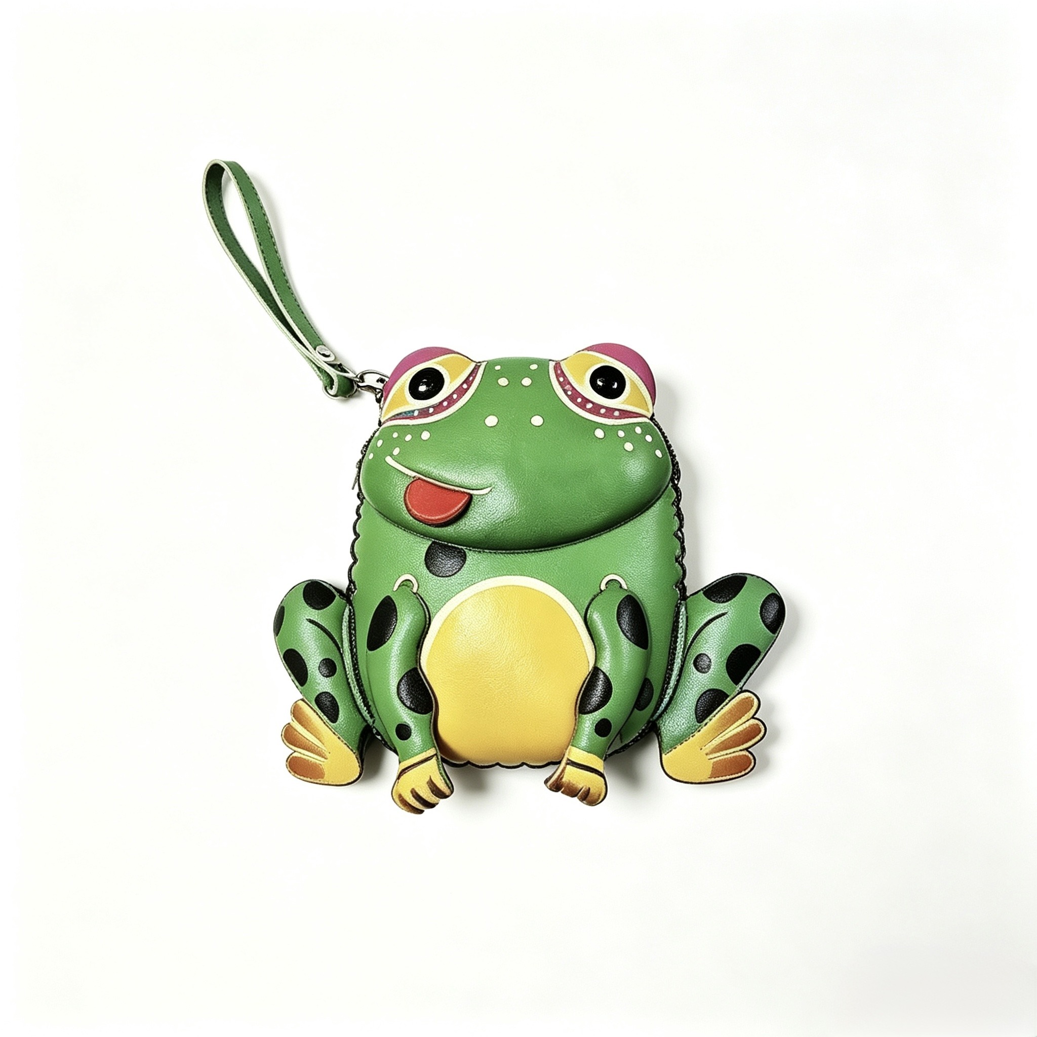Grossiste HANA BIJOUX - PORTE-MONNAIE EN CUIR - GRENOUILLE