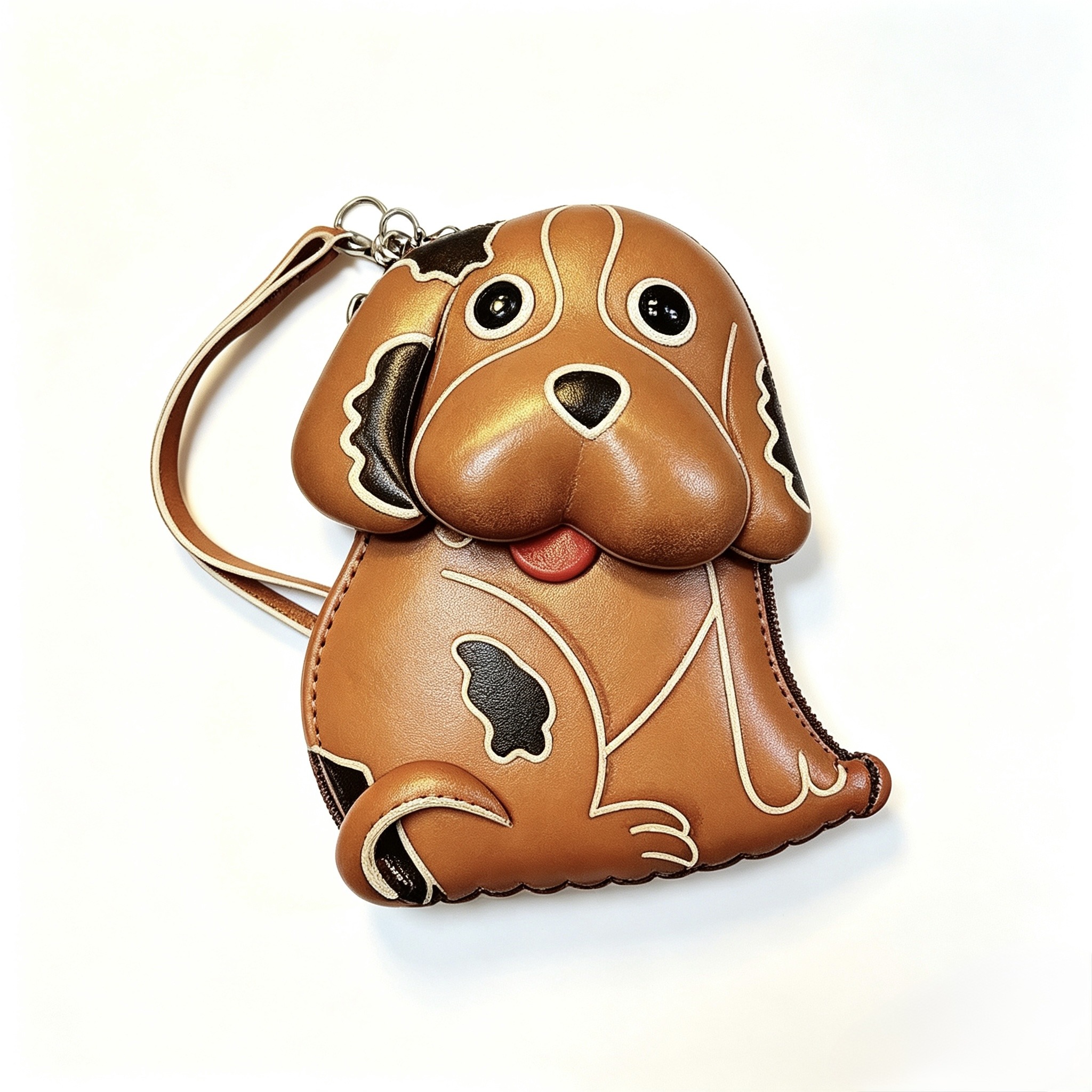 Wholesaler HANA BIJOUX - LEATHER COIN PURSE - DOG