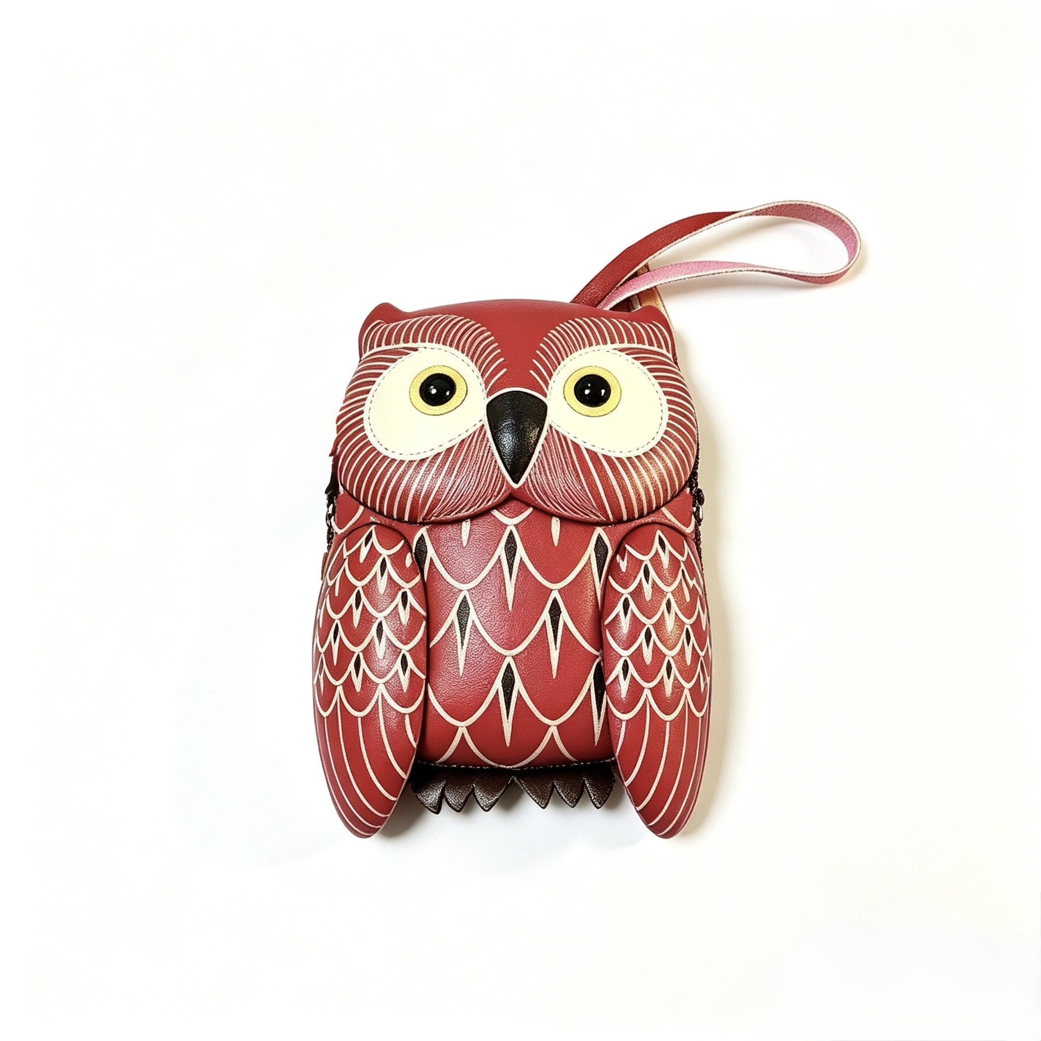 Grossiste HANA BIJOUX - PORTE-MONNAIE EN CUIR - HIBOU
