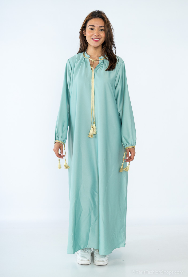 Großhändler HANAYAKA - Goldenes Pompom-Kleid