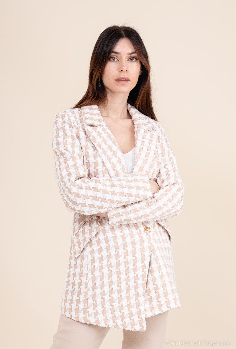 Grossiste HANAYAKA - Veste texturé