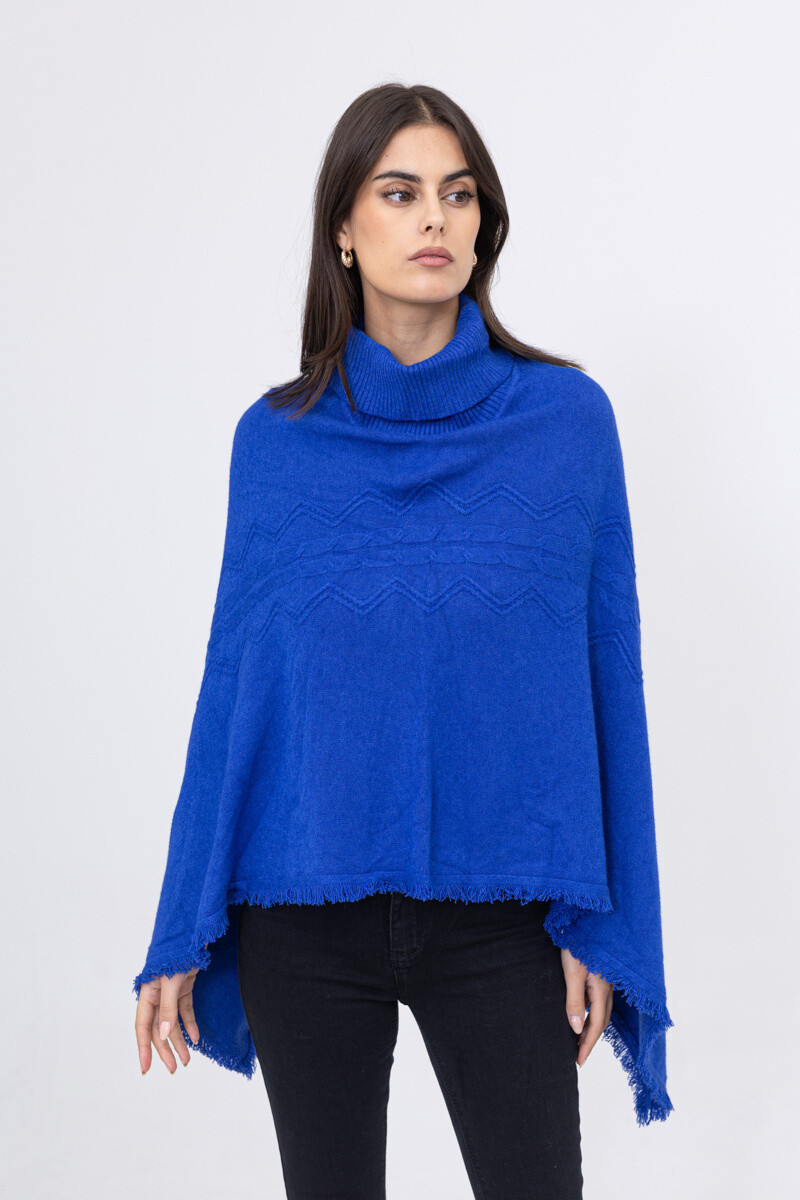 Grossiste Happy Look - Poncho à col roulé en maille