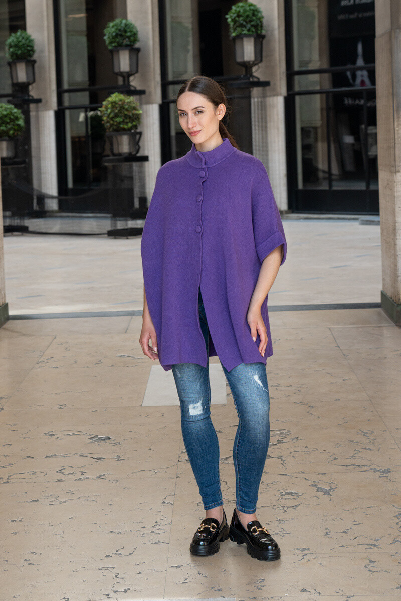 Grossiste Happy Look - Cape en maille oversize