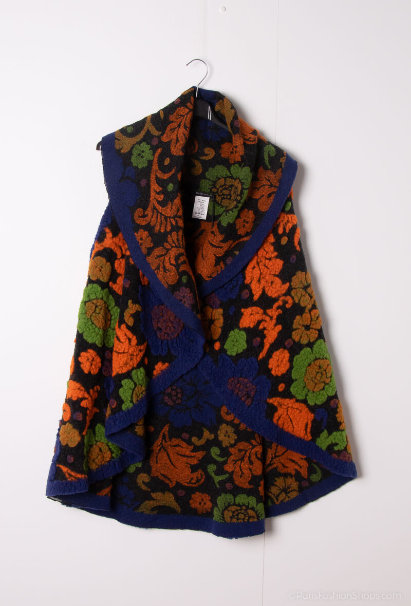Grossiste Happy Look - Gilet  sans manche en laine motif floral