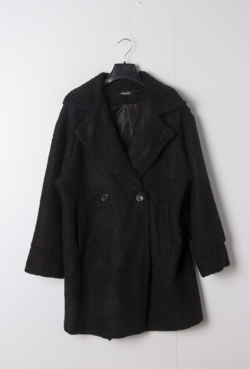 Grossiste Happy Look - Manteau mi-long avec boutons Andy