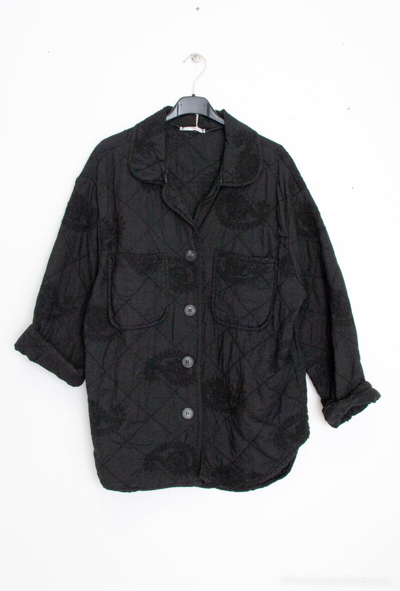 Mayorista Happy Look - Sobrecamisa de algodón bordada