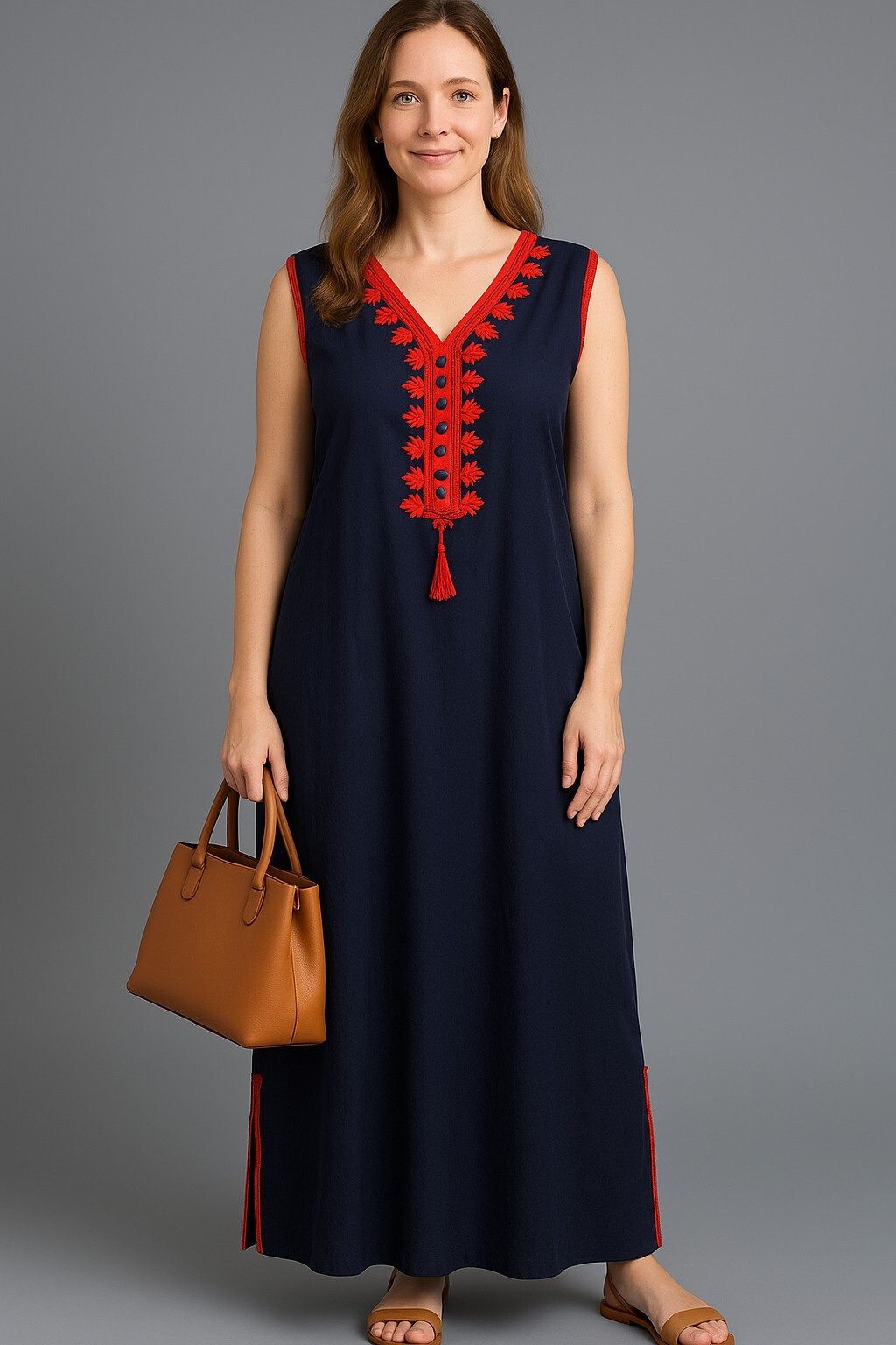 Grossista HB TEXTILE - ABITO ORIENTALE RICAMO ABAYA
