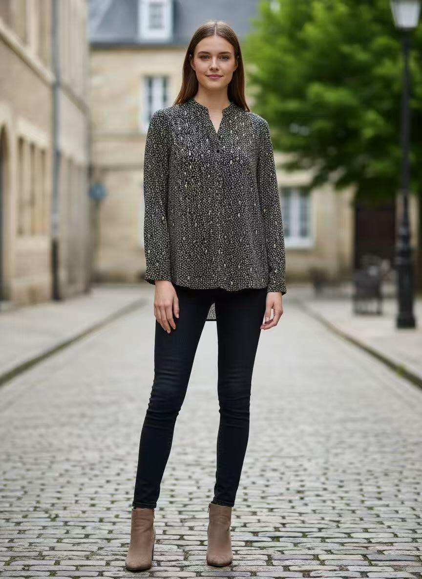 Grossiste HD DIFFUSION - Chemise Lya Noire