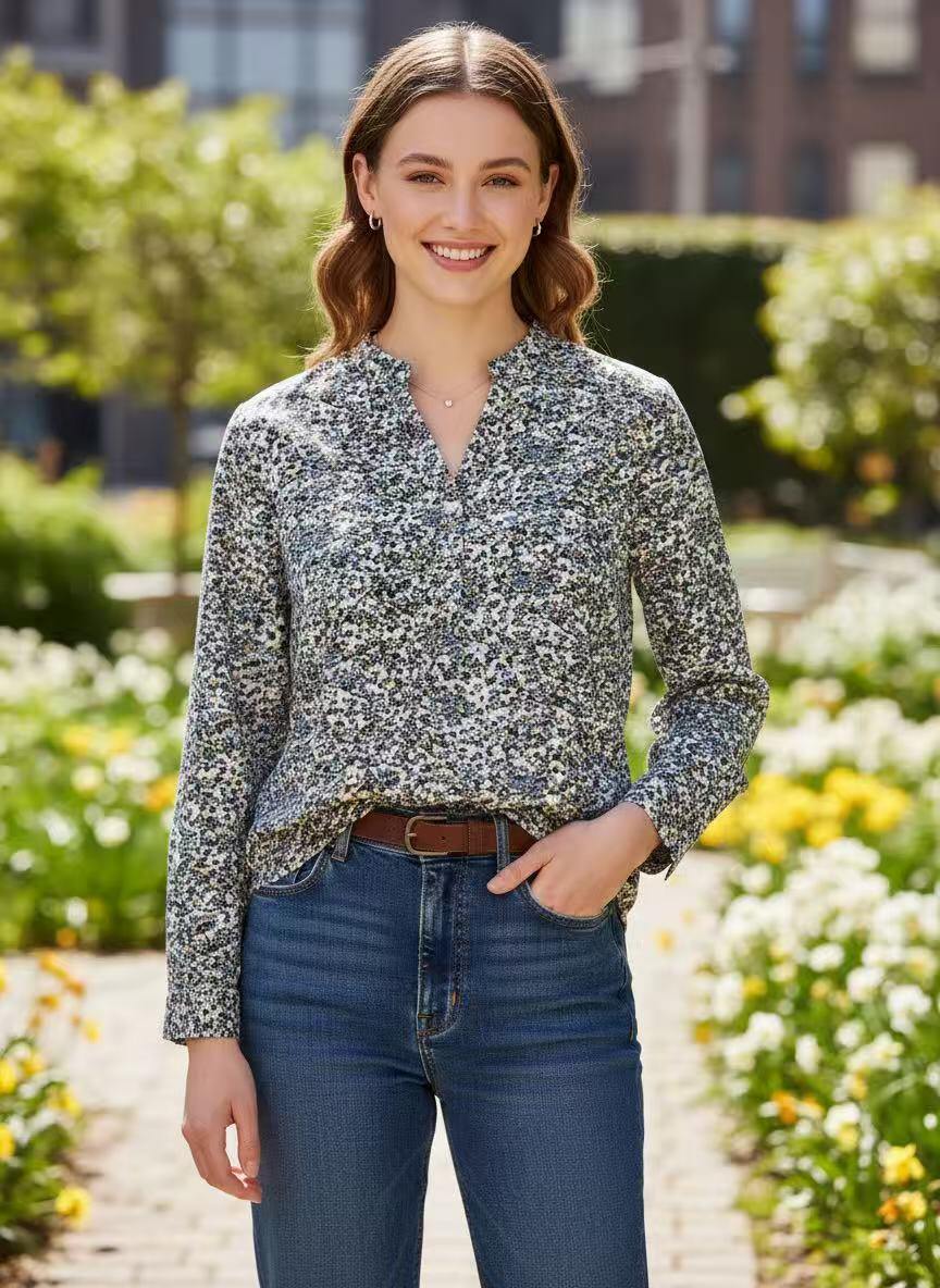 Grossiste HD DIFFUSION - Chemise Mélina Grise
