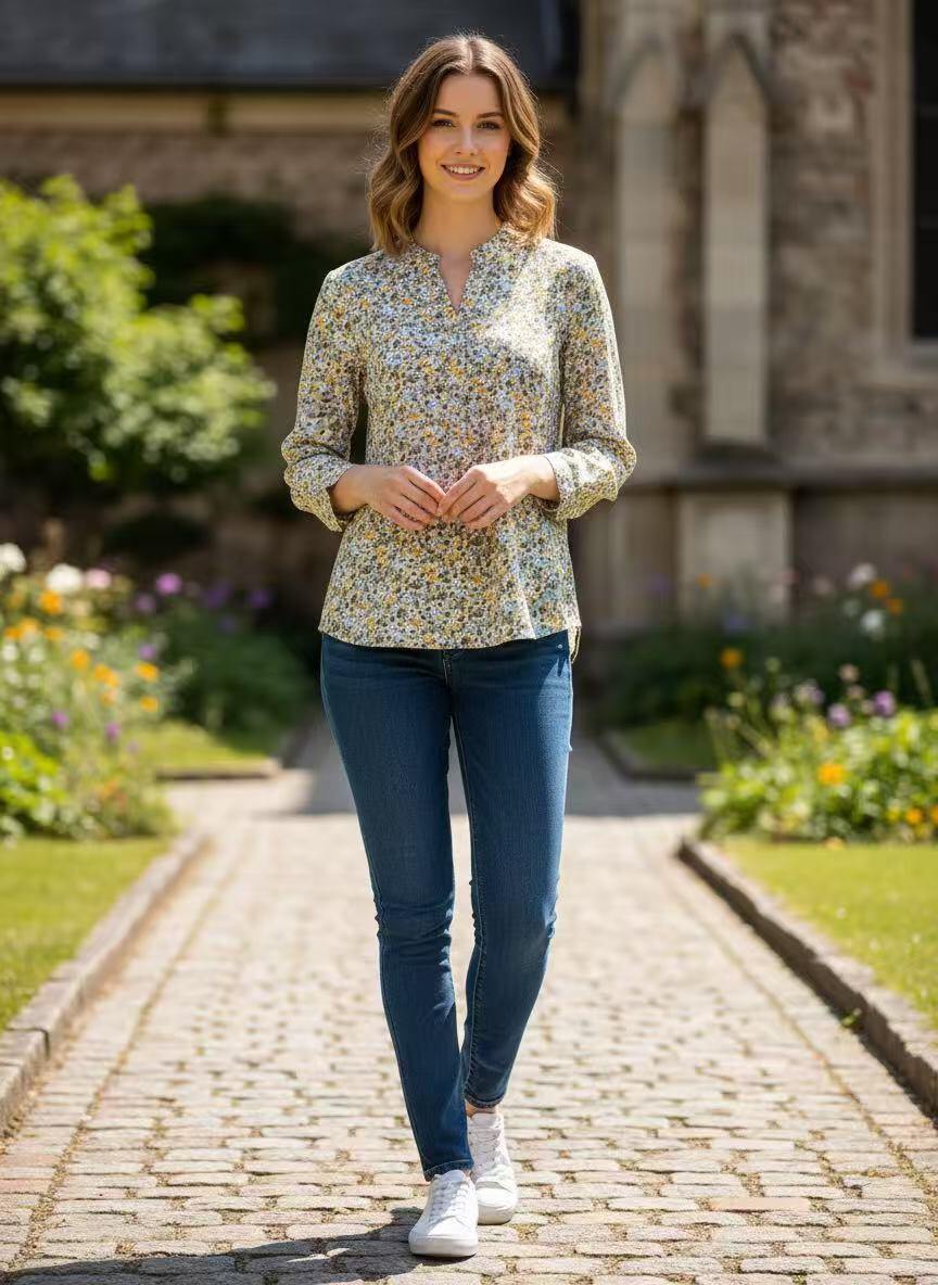 Grossiste HD DIFFUSION - Chemise Floréa Blanc