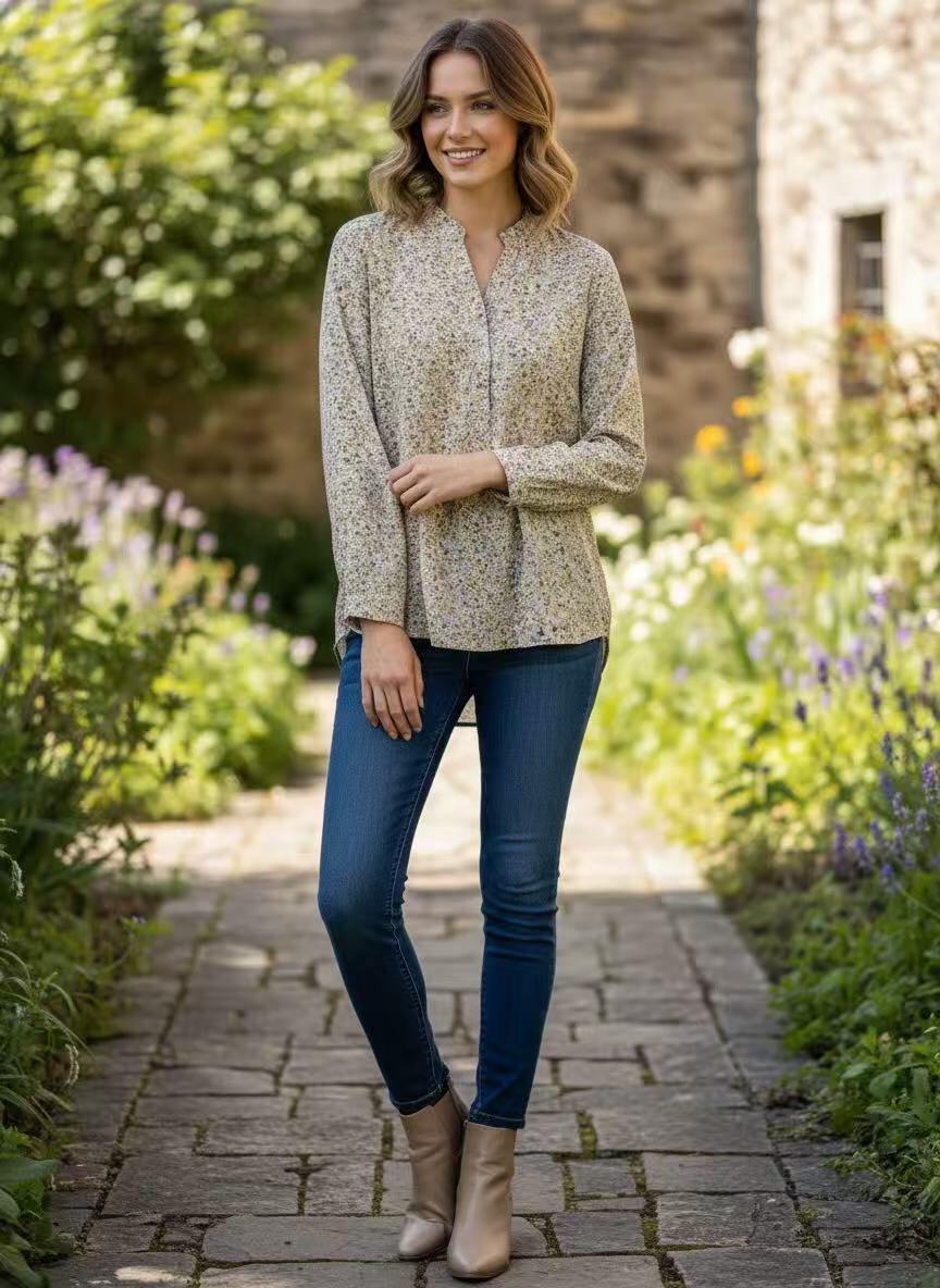 Grossiste HD DIFFUSION - Chemise Élora Beige