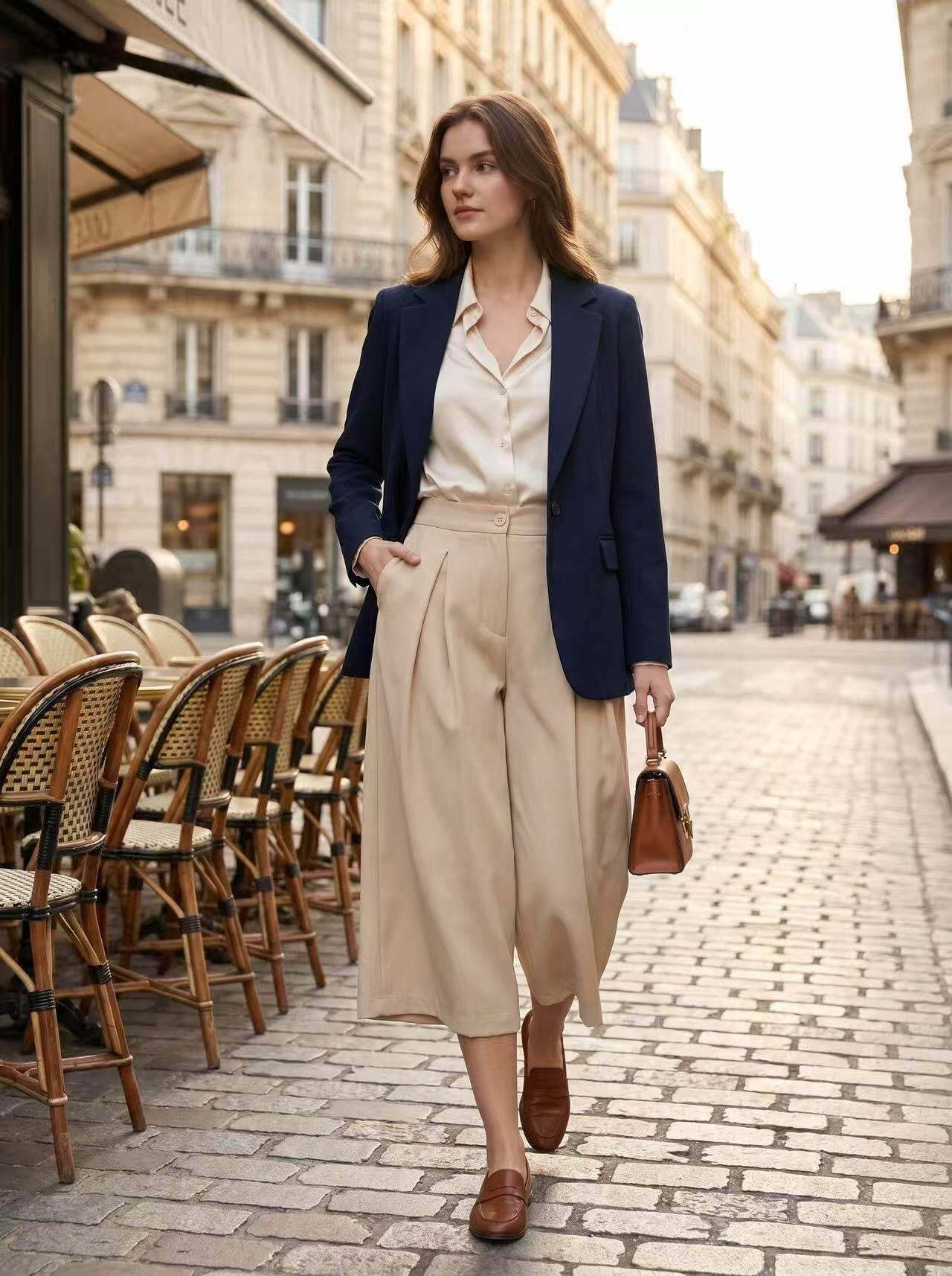 Wholesaler HD DIFFUSION - Elegant Culotte Skirt