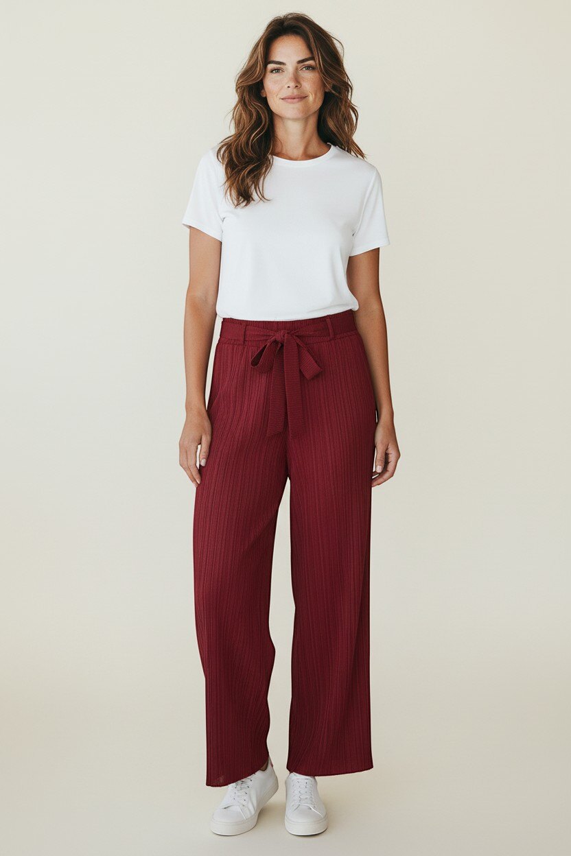 Grossiste HD DIFFUSION - Pantalon Fluide Taille Nouée