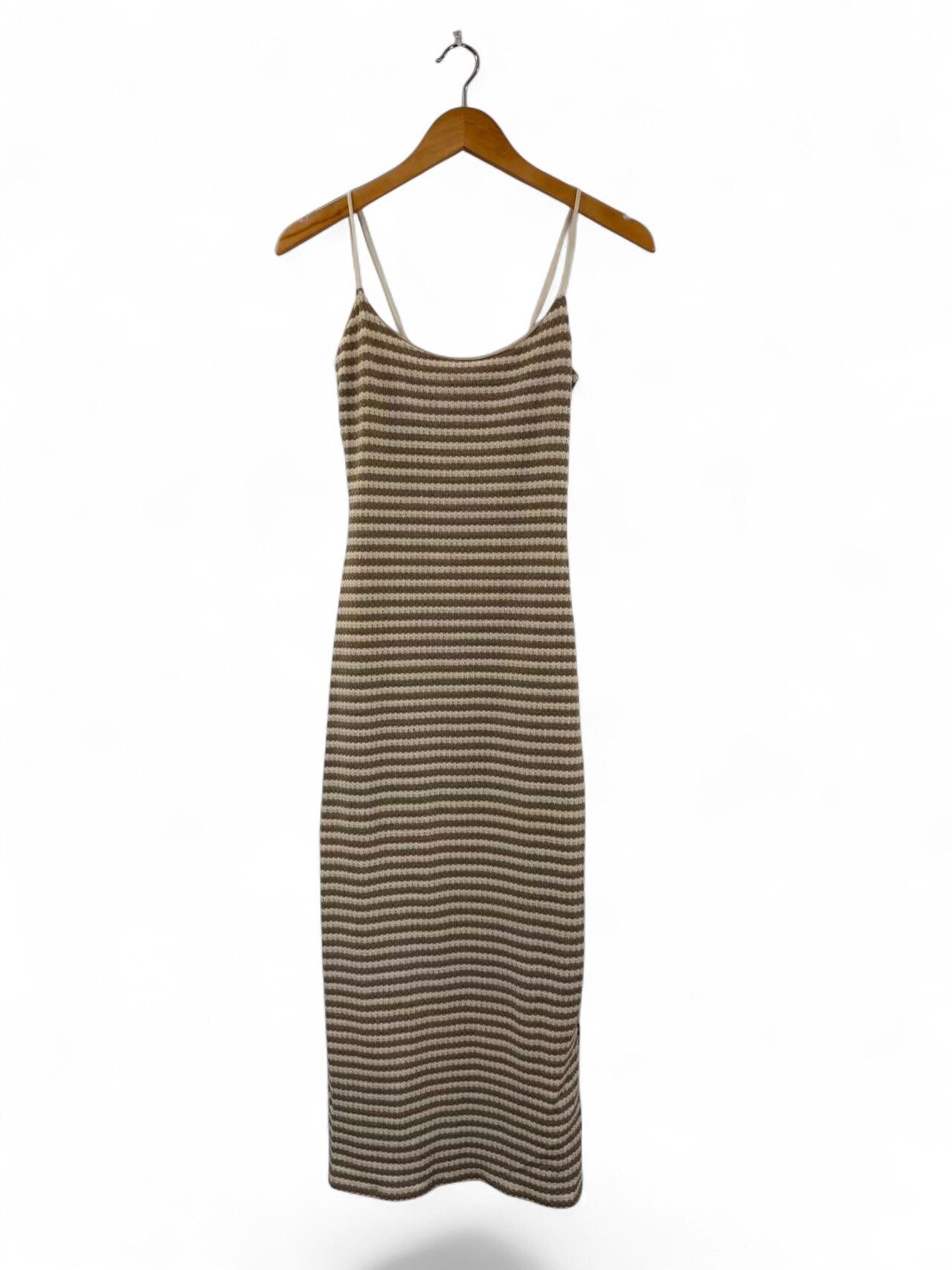 Grossiste HD DIFFUSION - Robe Longue Maille Rayée