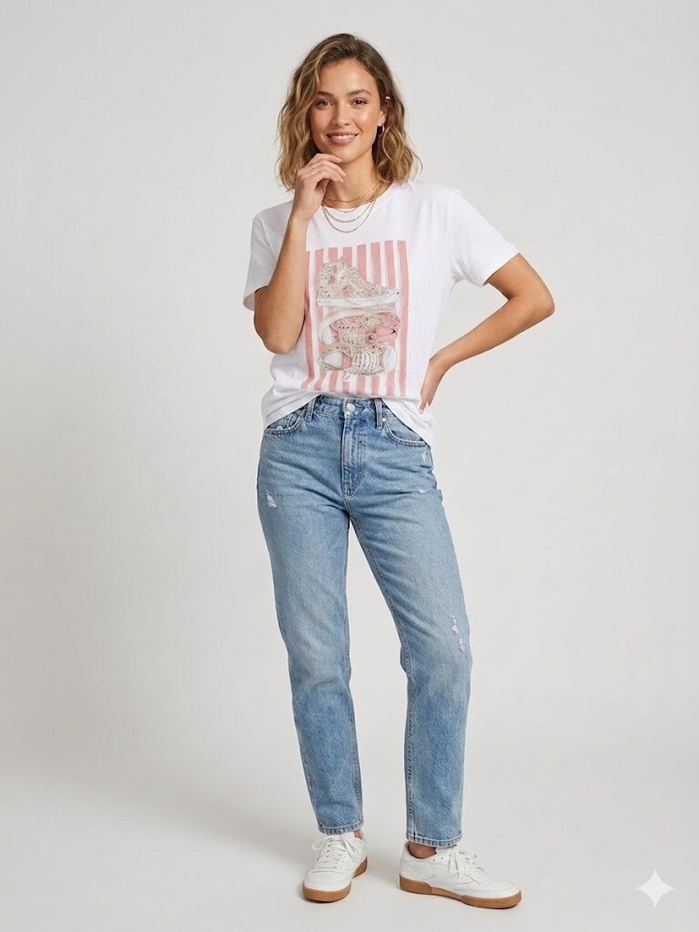 Grossista HD DIFFUSION - T-shirt con Stampa Elegante