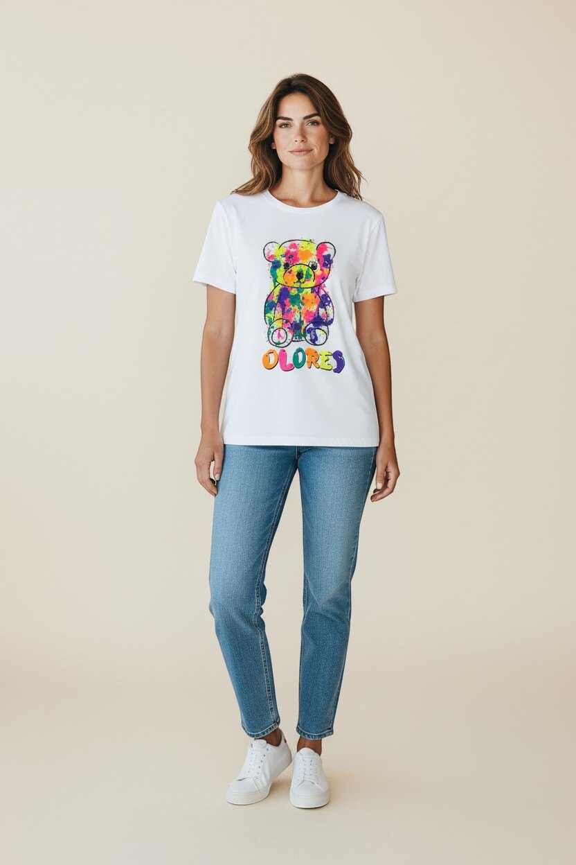 Grossista HD DIFFUSION - T-shirt Stampata Eleganza