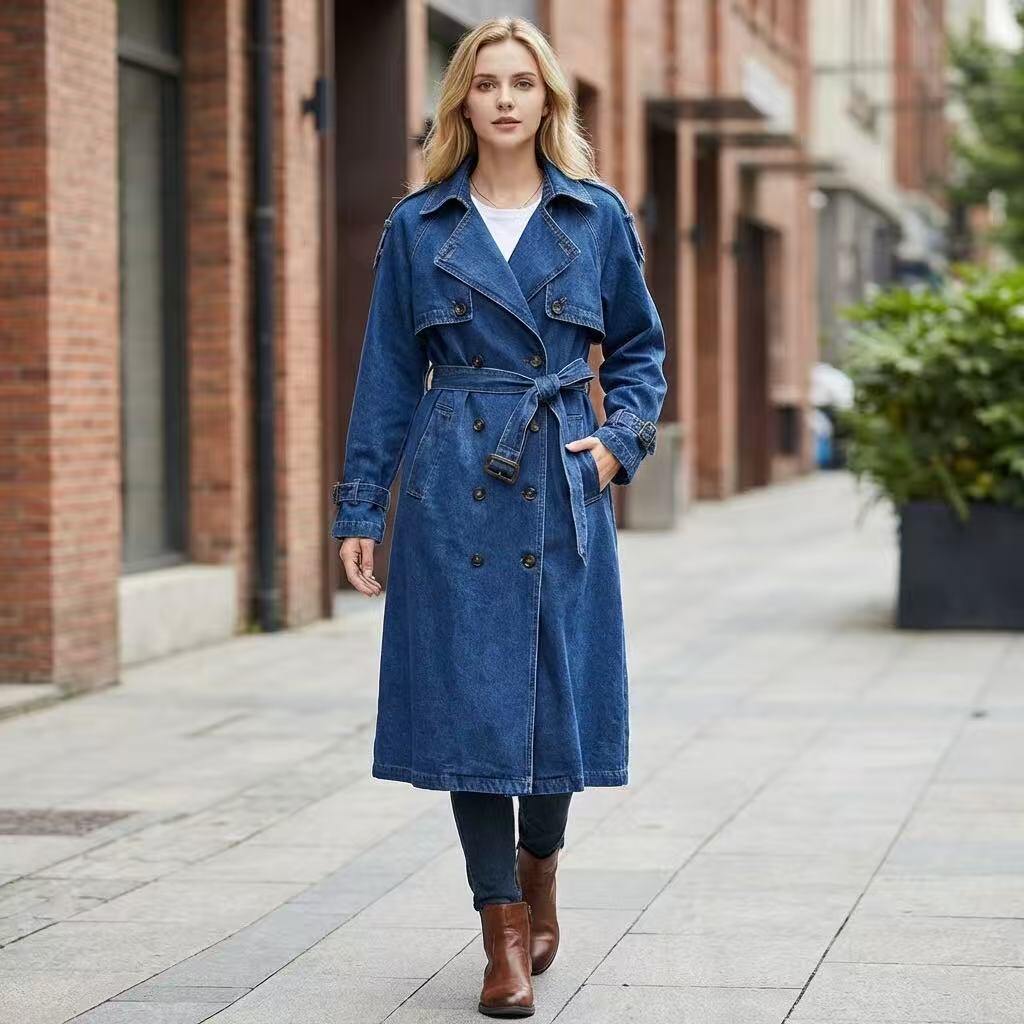 Grossiste HD DIFFUSION - Trench Denim Élégance