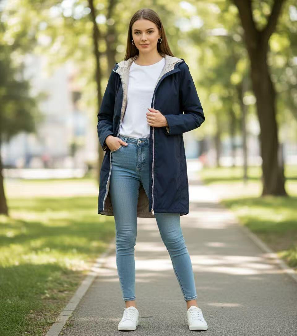 Grossiste HD DIFFUSION - Veste Parka Marine