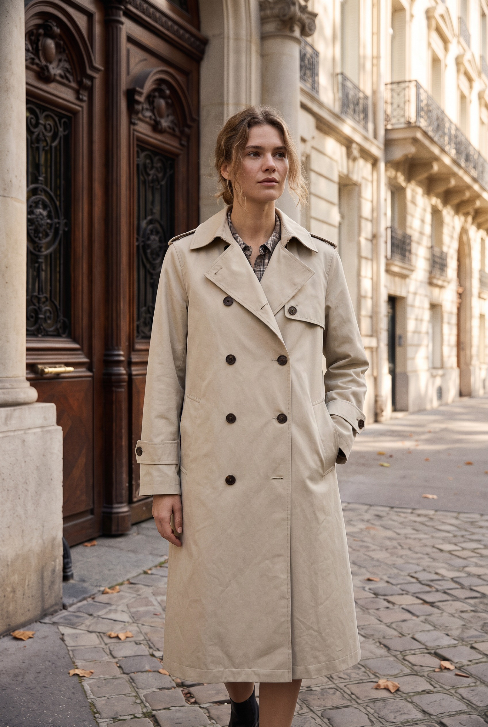 Großhändler HD DIFFUSION - Zeitloser Eleganz-Trenchcoat