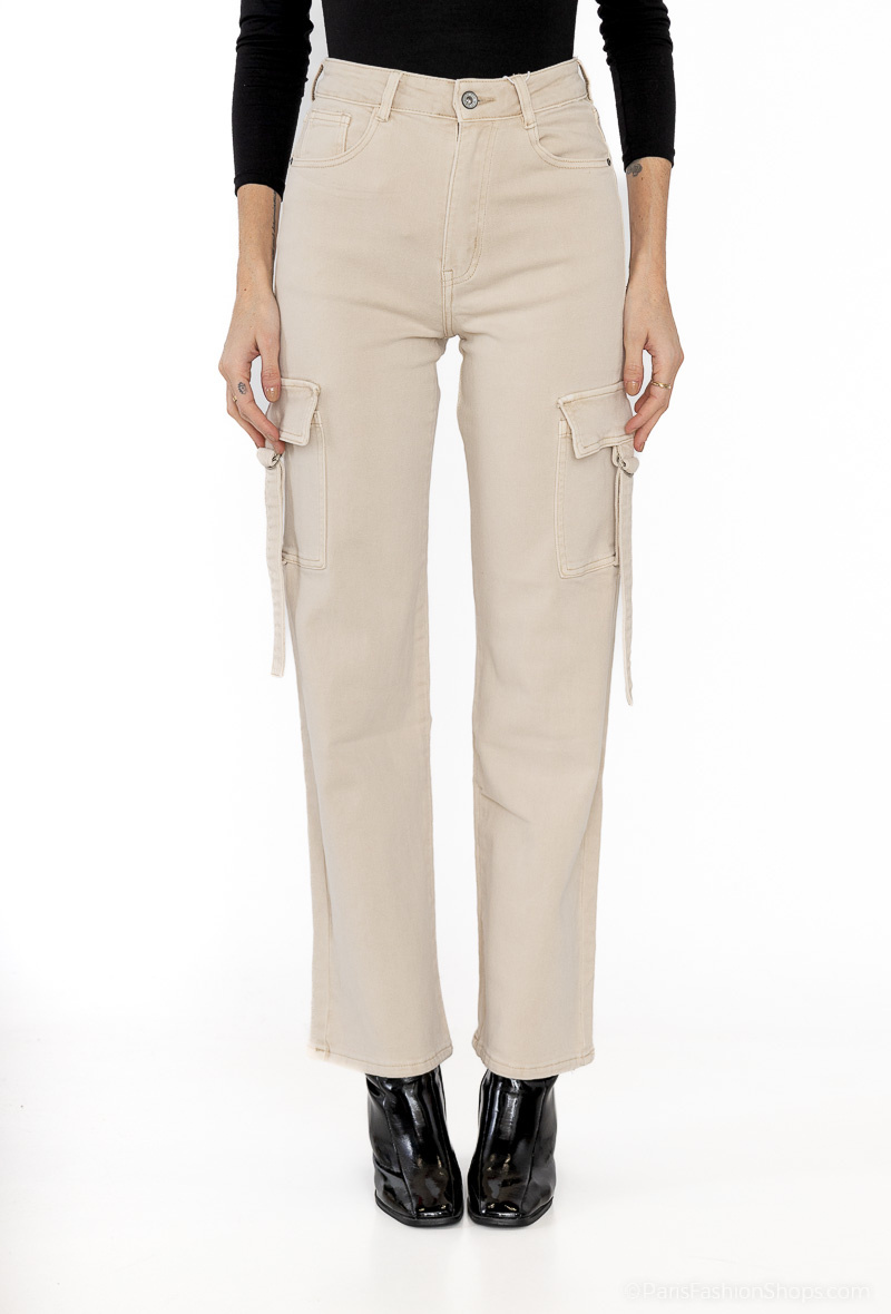 Wholesaler HELLO MISS - Cargo jeans