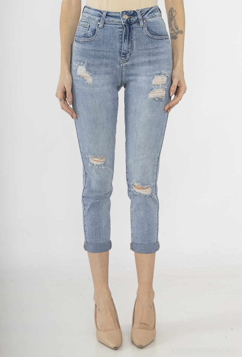 Wholesaler HELLO MISS - REGULAR FIT JEANS