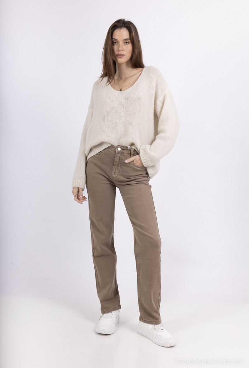 Wholesaler HELLO MISS - Long straight jeans