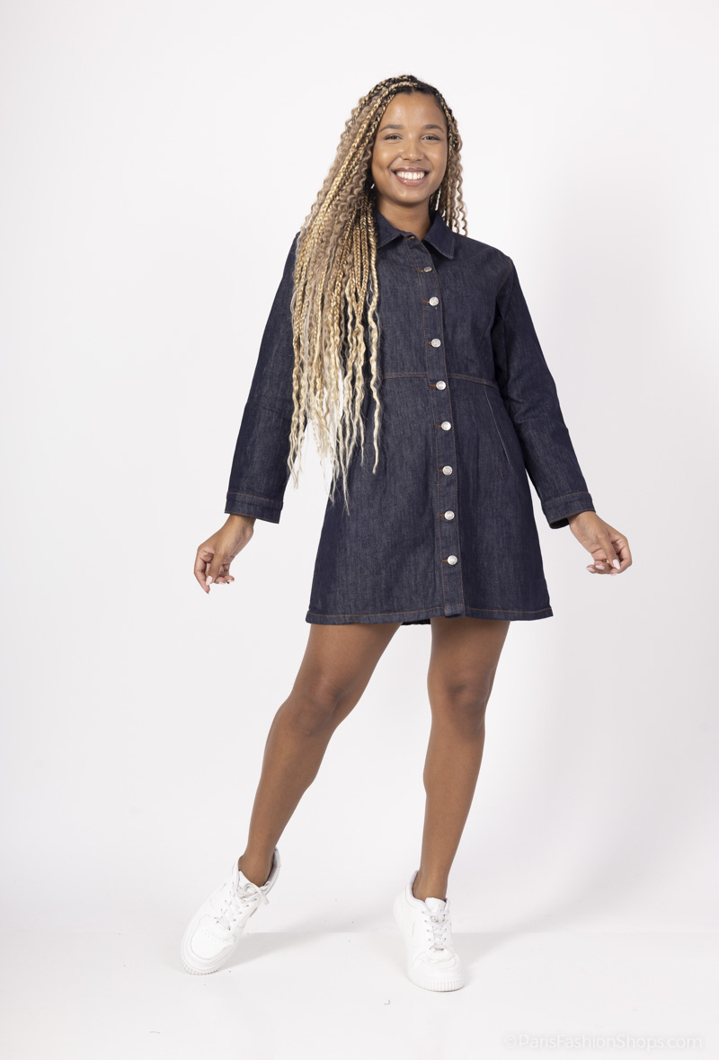 Wholesaler HELLO MISS - Denim dress jacket