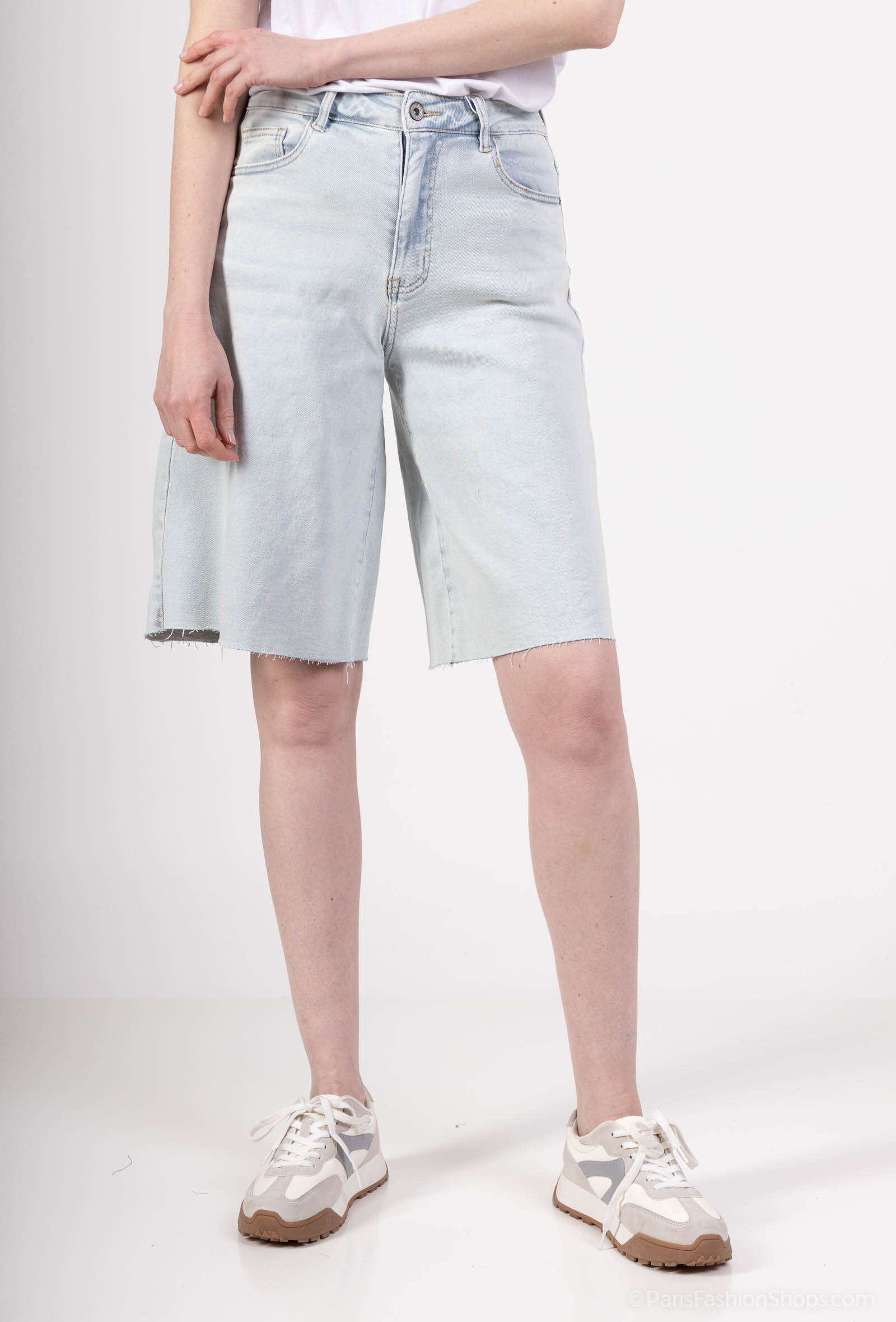 Wholesaler HELLO MISS - Oversize denim shorts
