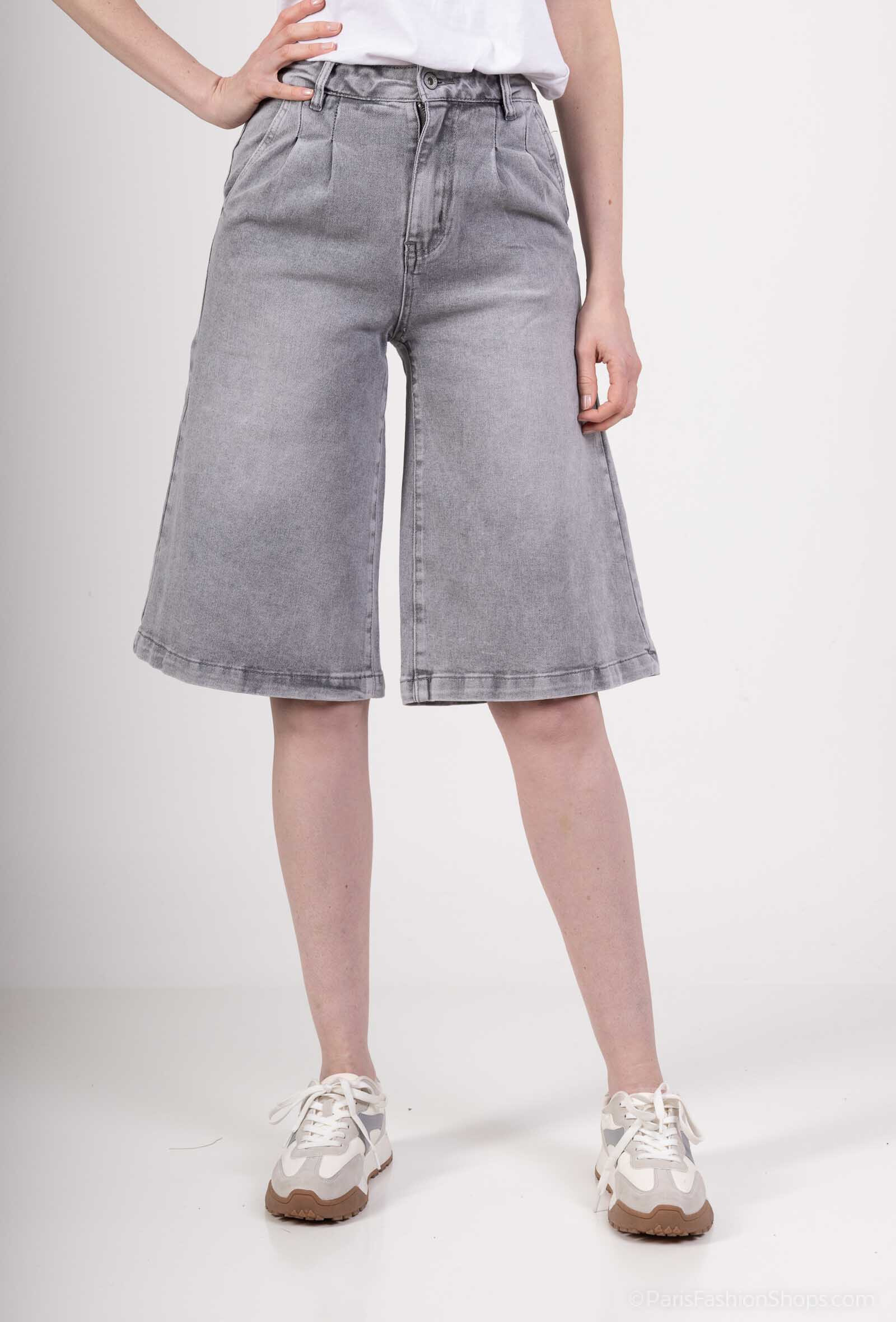 Wholesaler HELLO MISS - Oversize denim shorts
