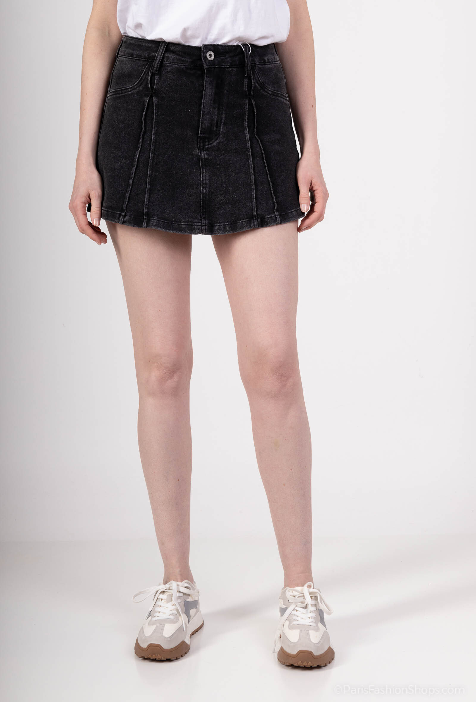 Wholesaler HELLO MISS - Oversize denim shorts