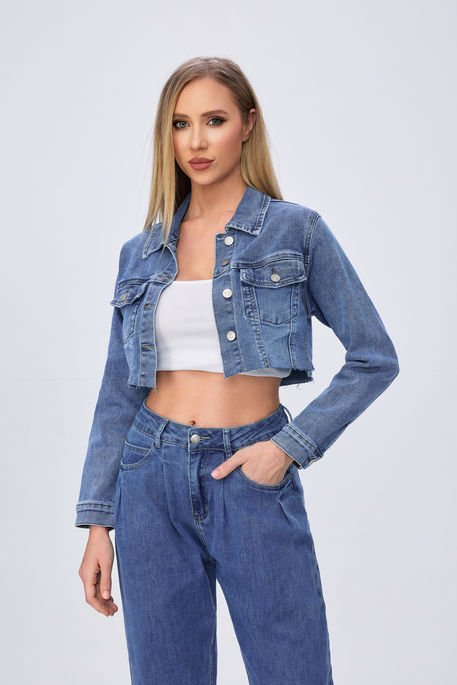Wholesaler HELLO MISS - Denim jacket