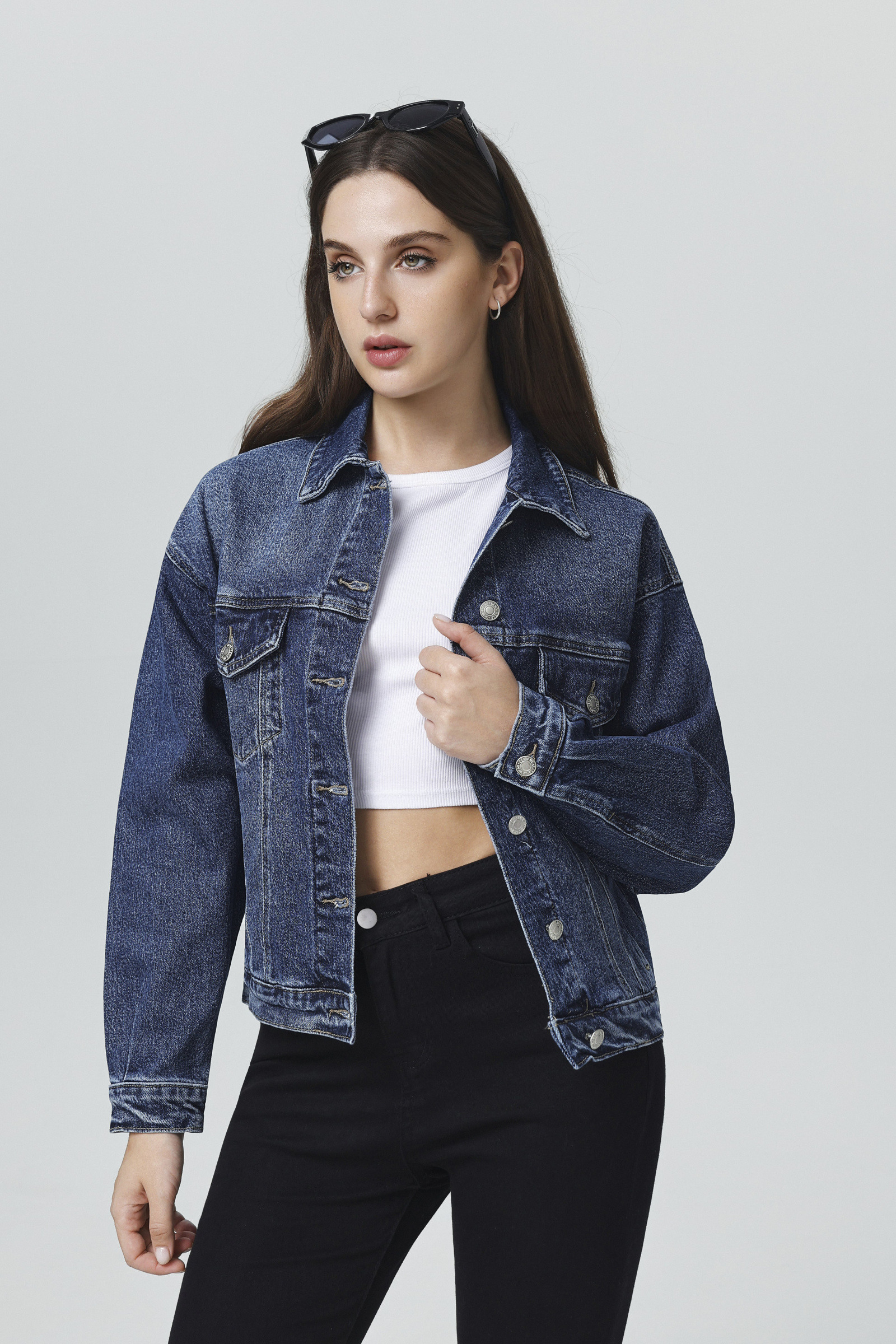 Grossiste HELLO MISS - Veste en jean