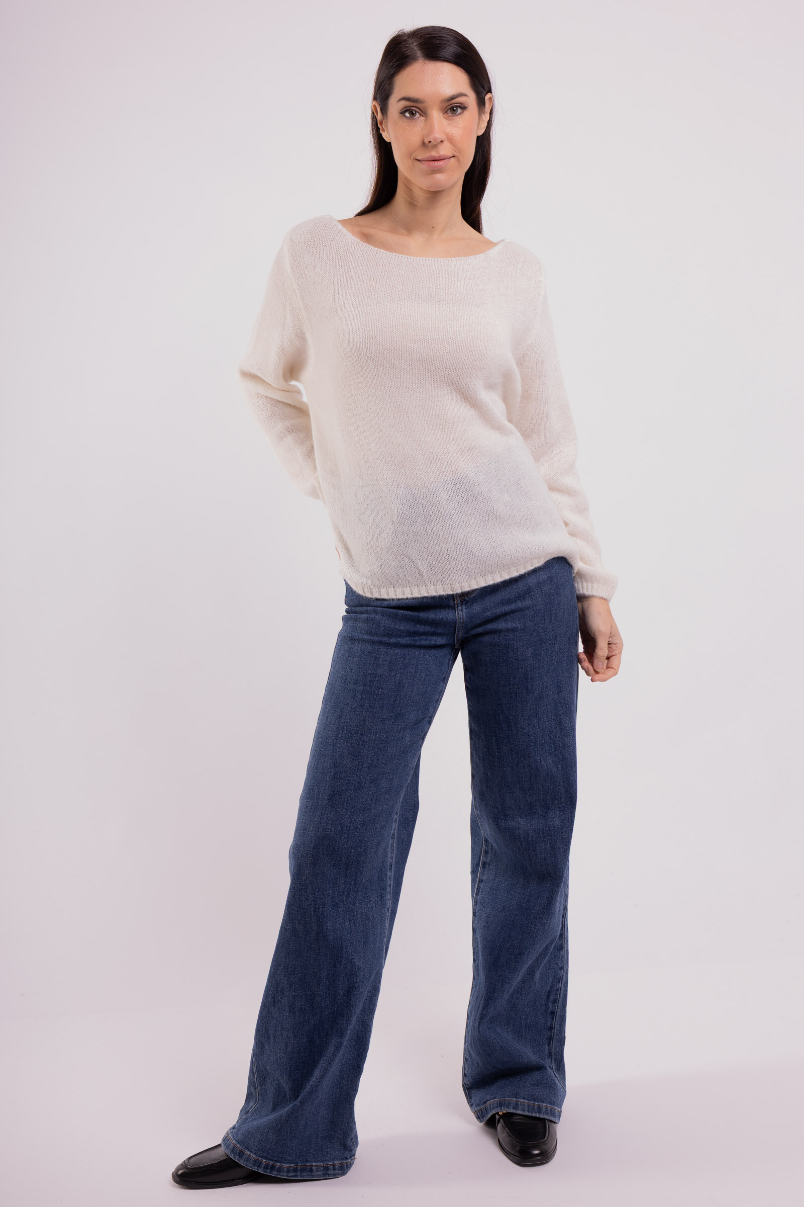 Grossiste HERYA - Pull alpaga col bateau