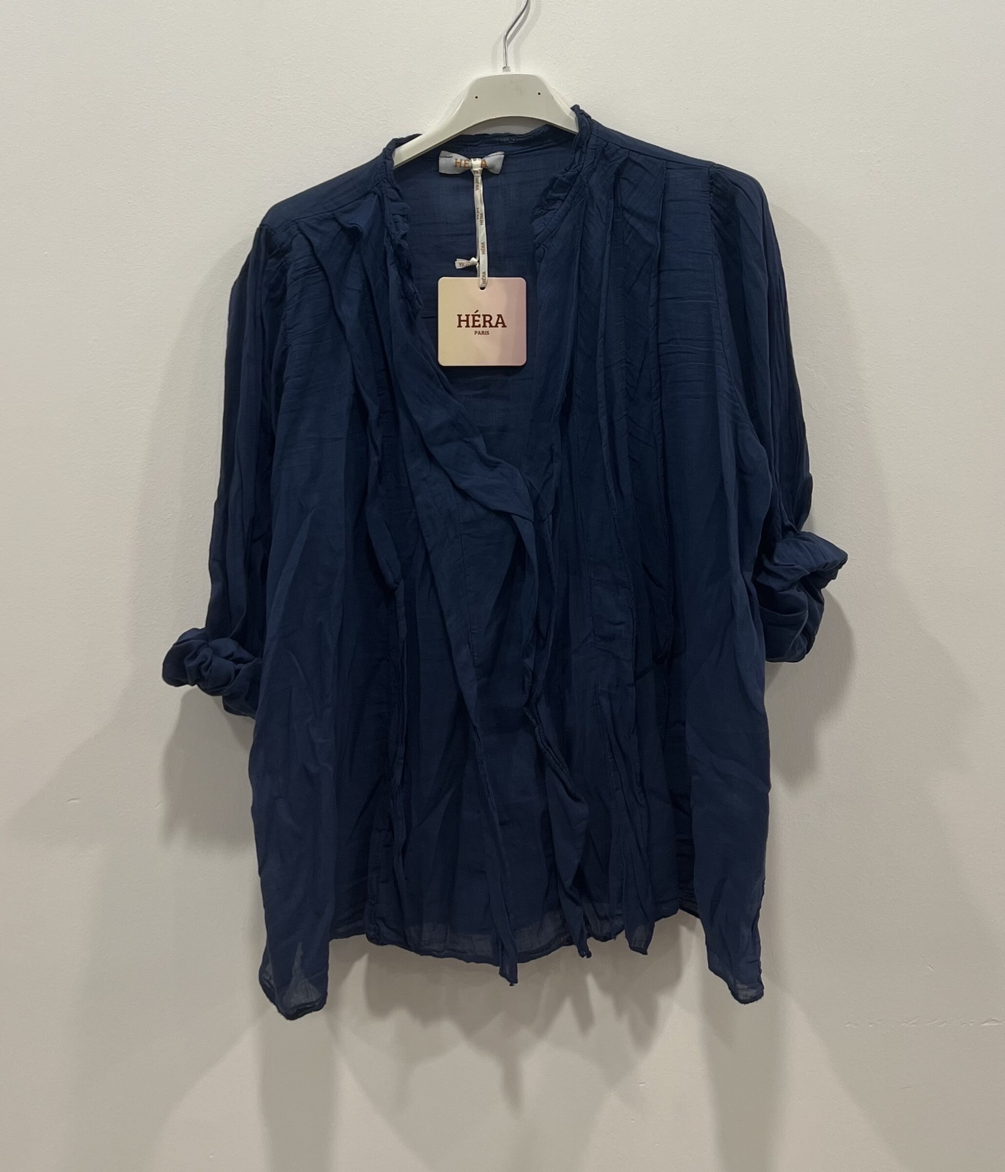 Grossiste HÉRA PARIS - BLOUSE VOILE DE COTON A VOLANTS