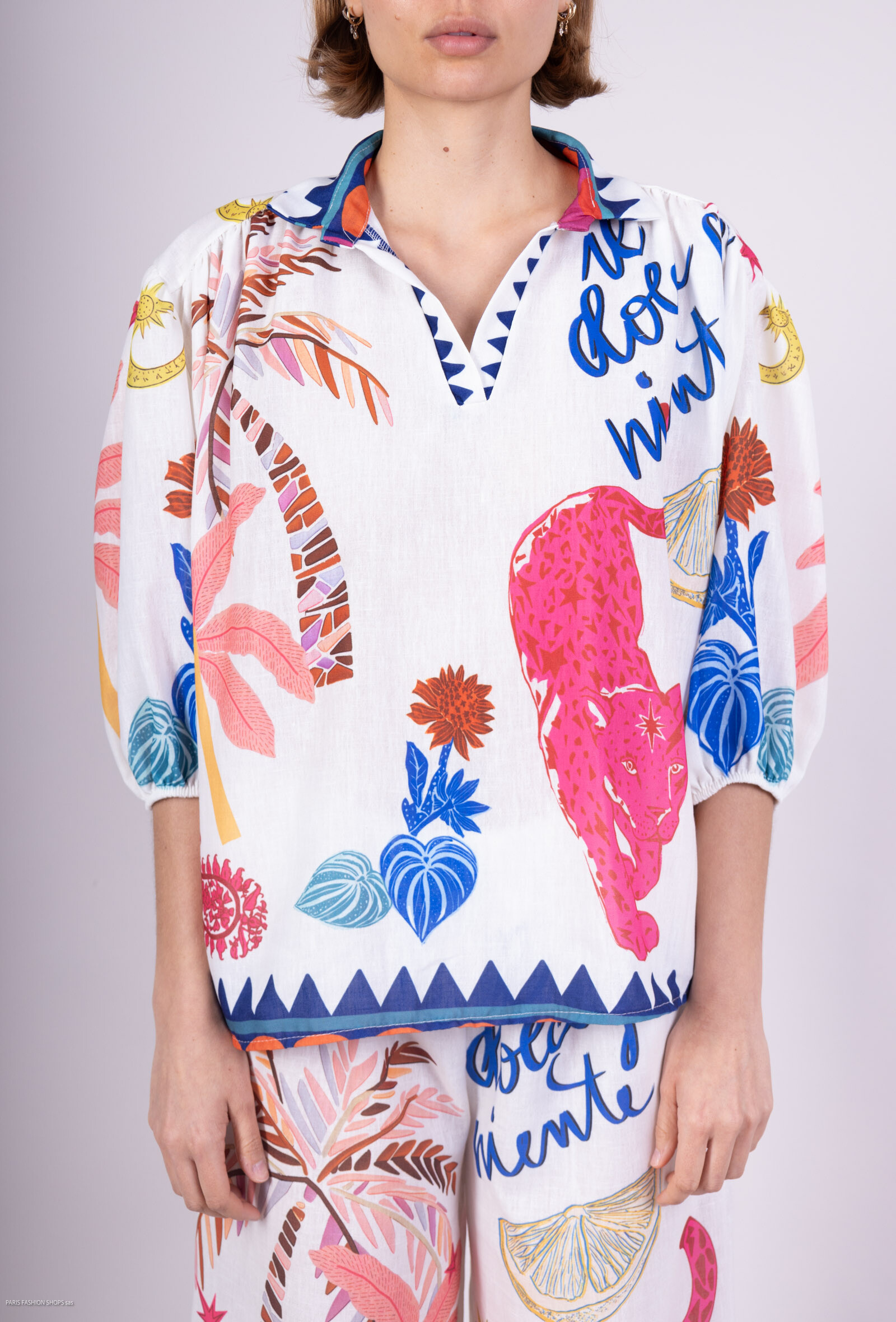 Grossiste HÉRA - Blouse guépard