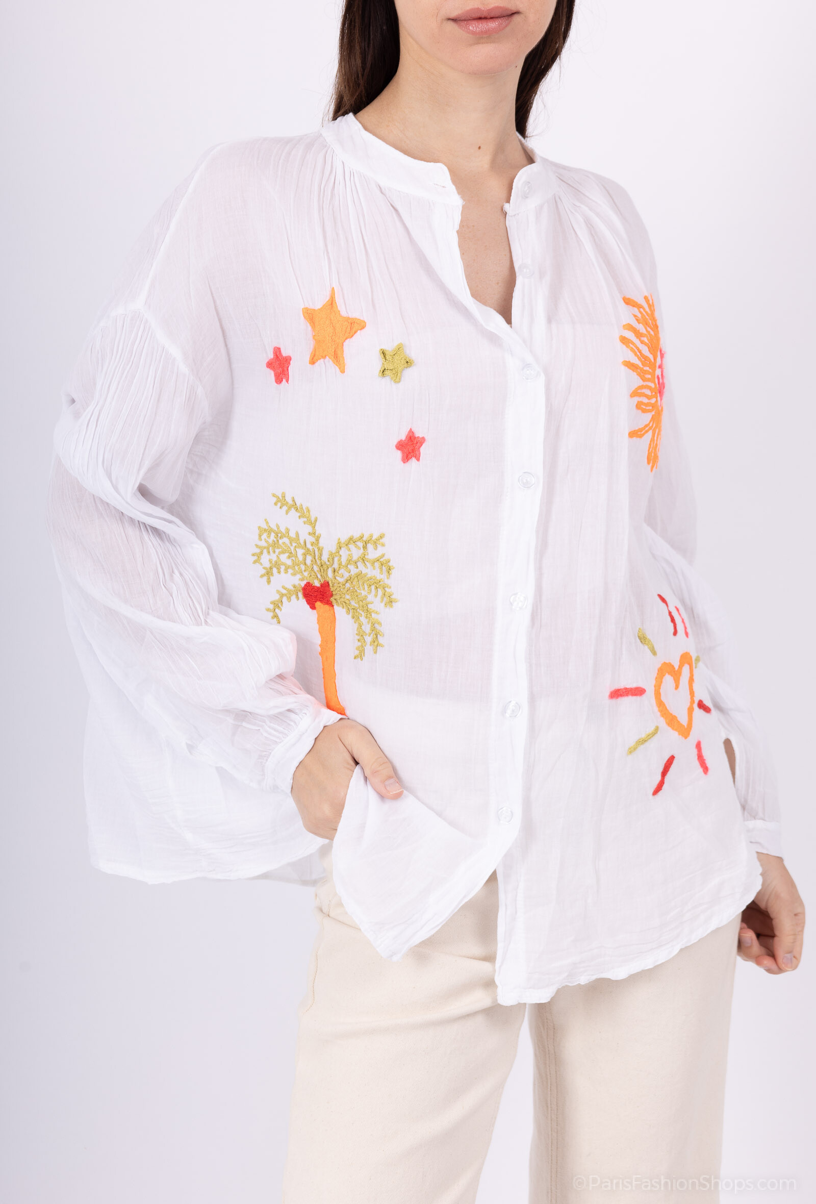 Wholesaler HÉRA - Embroidery shirt