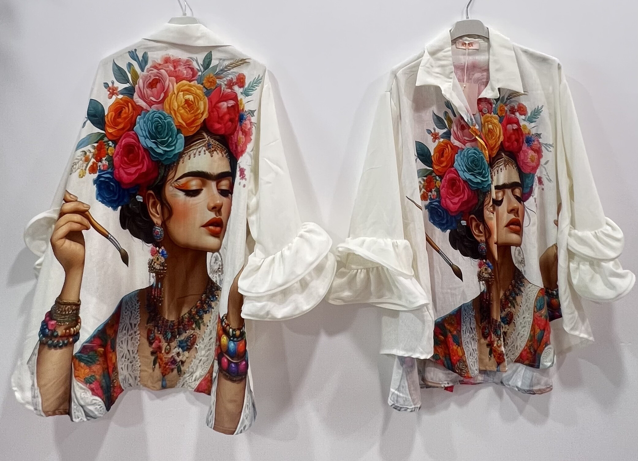 Grossiste HÉRA - Chemise manche bouffante imprimé