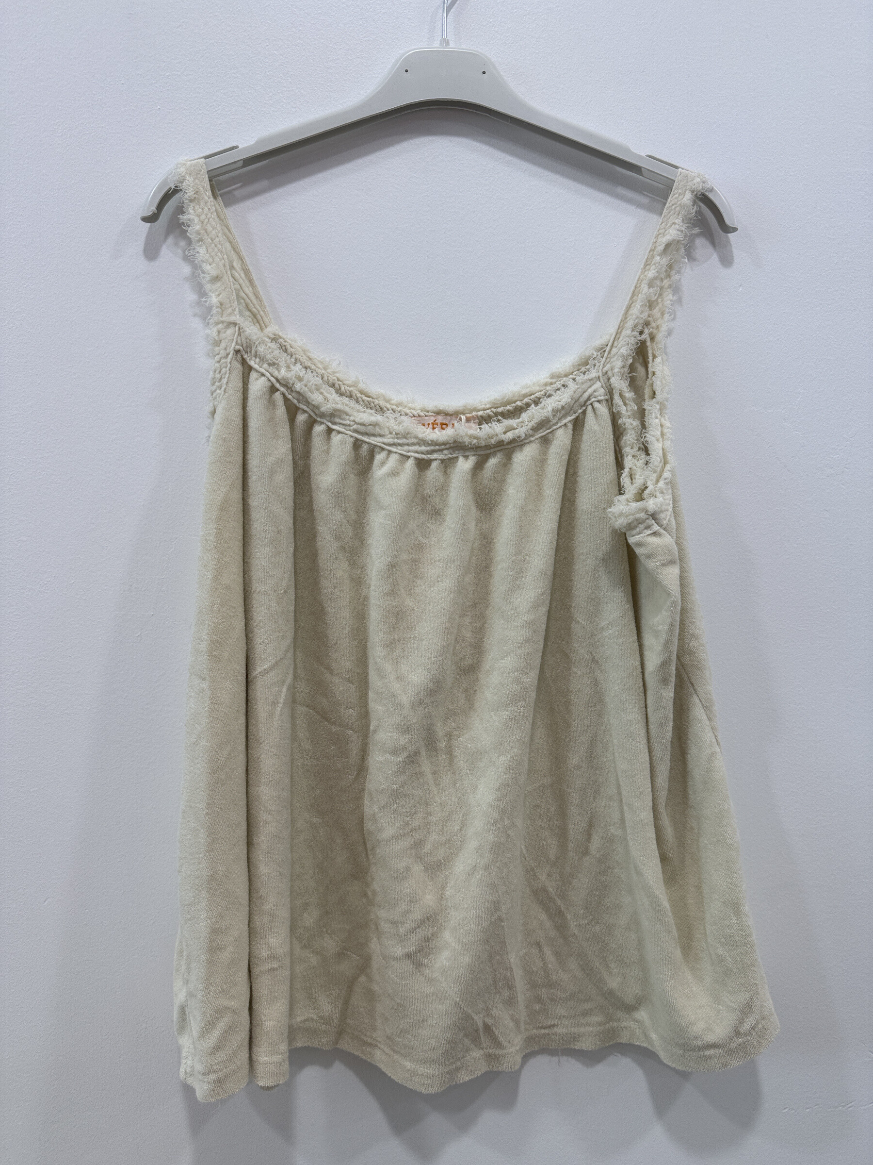 Wholesaler HÉRA - Top tank top in sponge and cotton gauze ramp