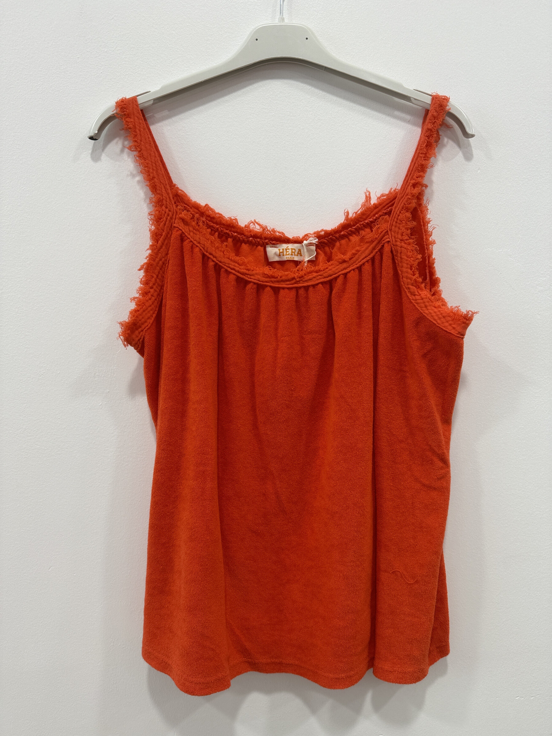 Großhändler HÉRA - Top -Tank -Top in Schwamm und Wattebau Gaze Rampe