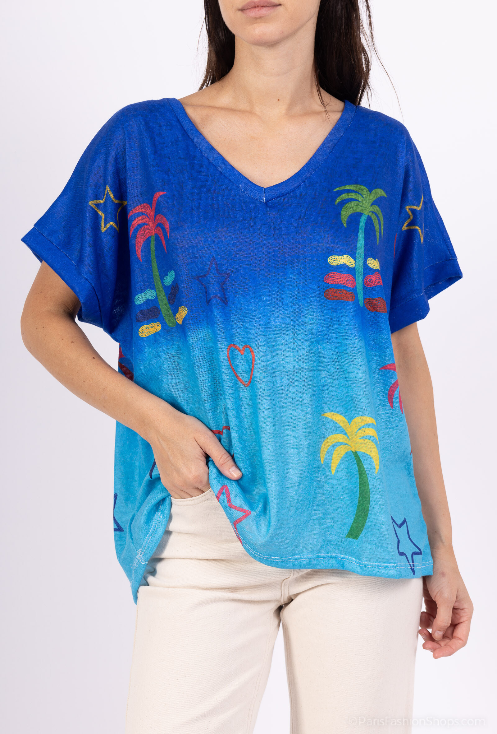 Wholesaler HÉRA - DEGRADE T-shirt Palm Heart