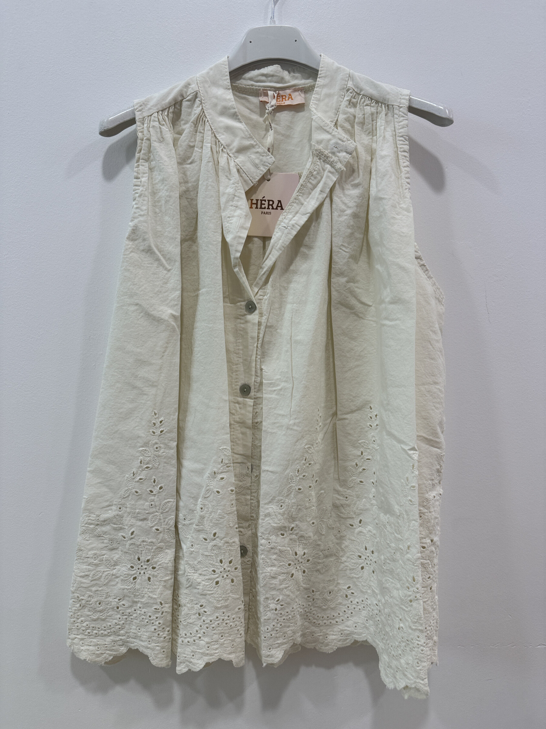 Wholesaler HÉRA - Top Bohemian Chic Bohemian Cotton Blouse